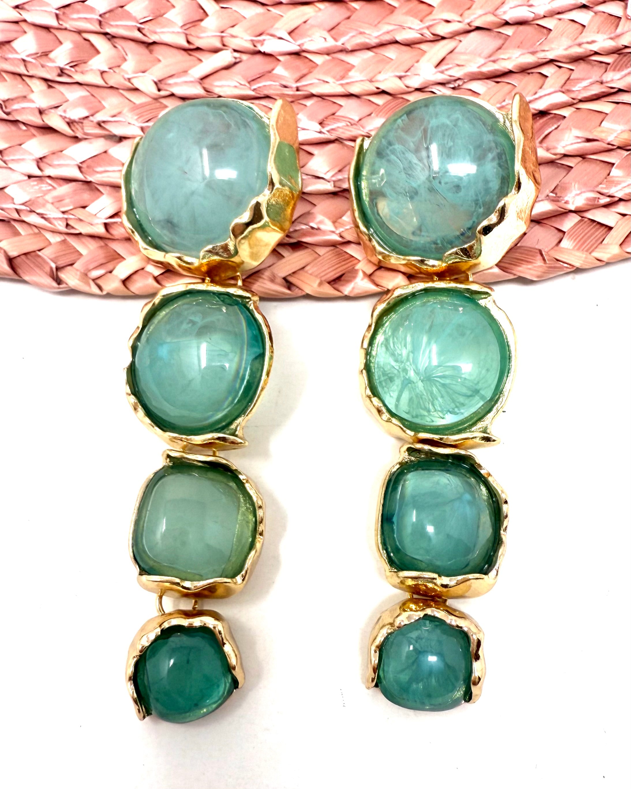 Pendientes Laura Verde Agua