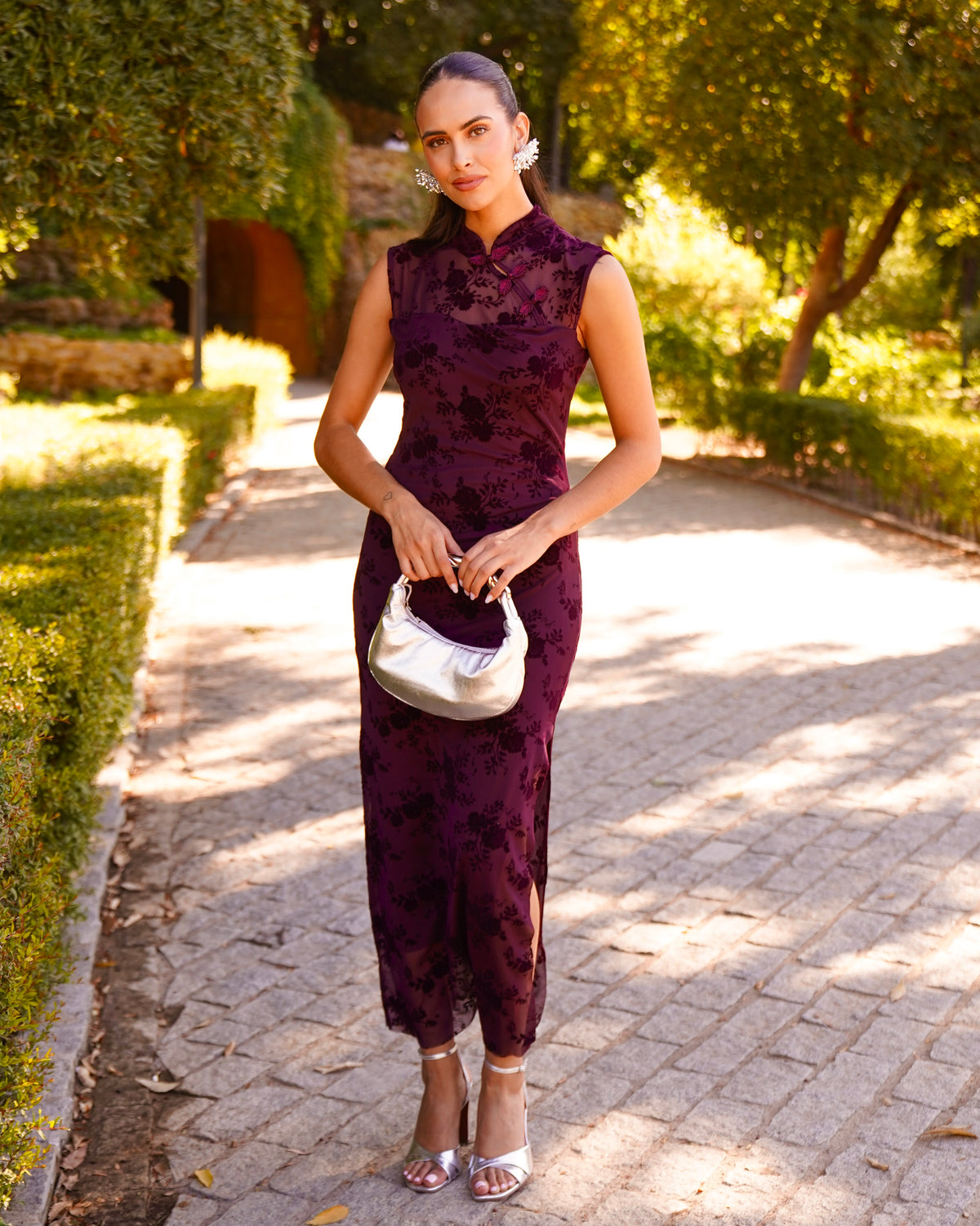 Vestido Japón Berenjena