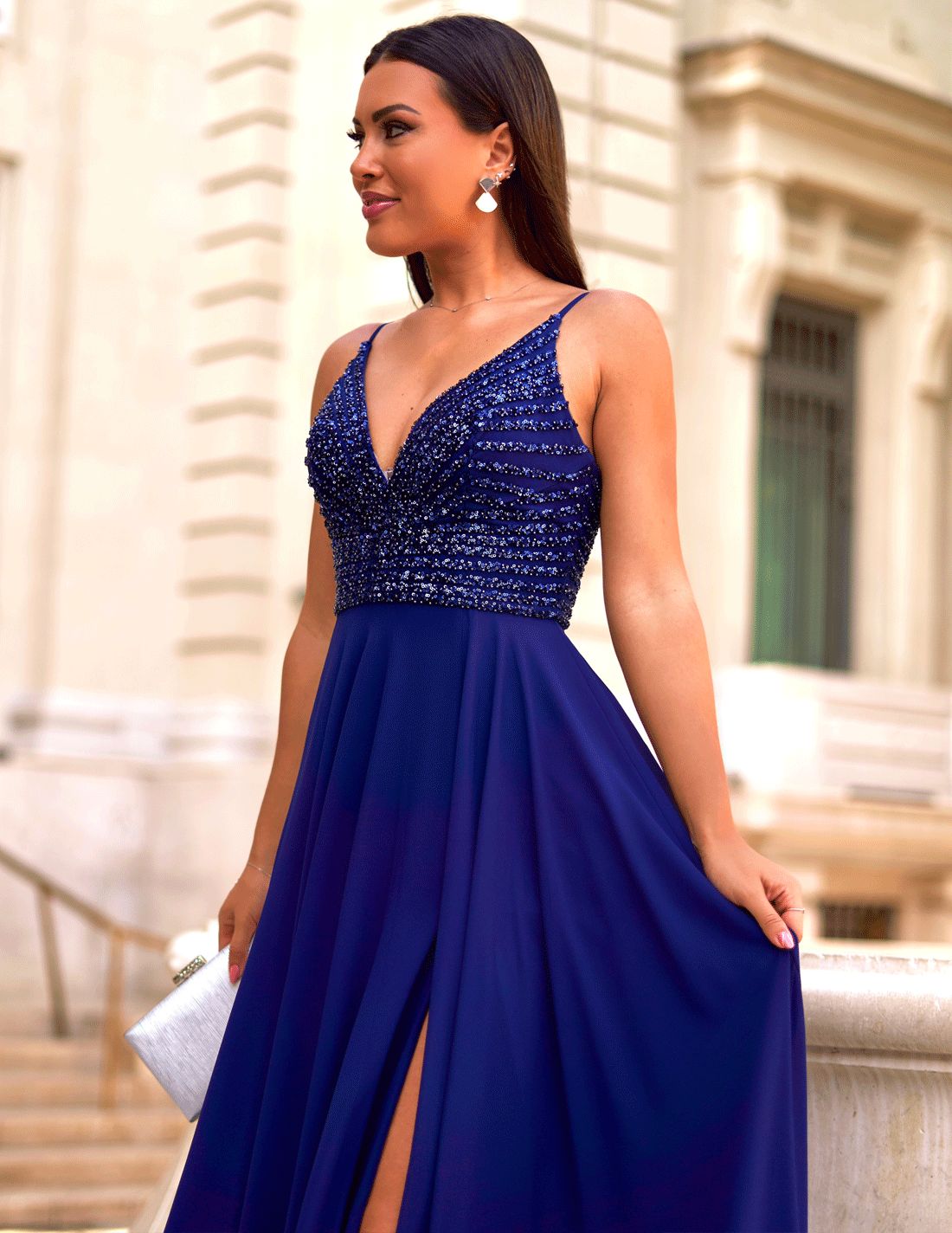 Vestido Valentina Azul Noche