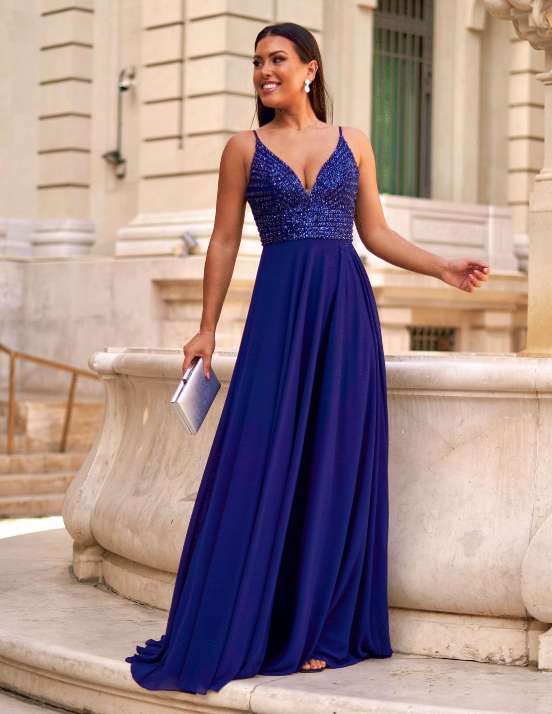Vestido Valentina Azul Noche