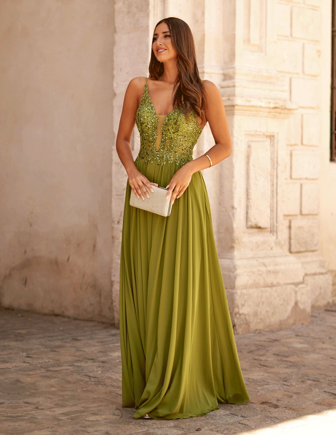 Vestido Segovia Verde