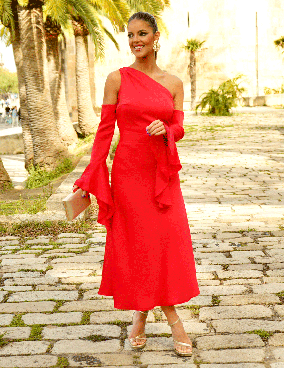 Vestido Sofía Rojo