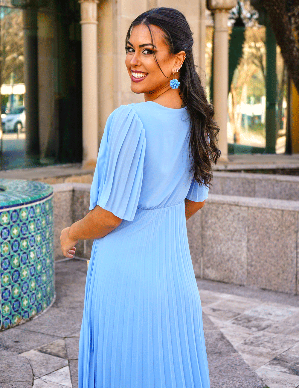 Vestido Mariola Azul