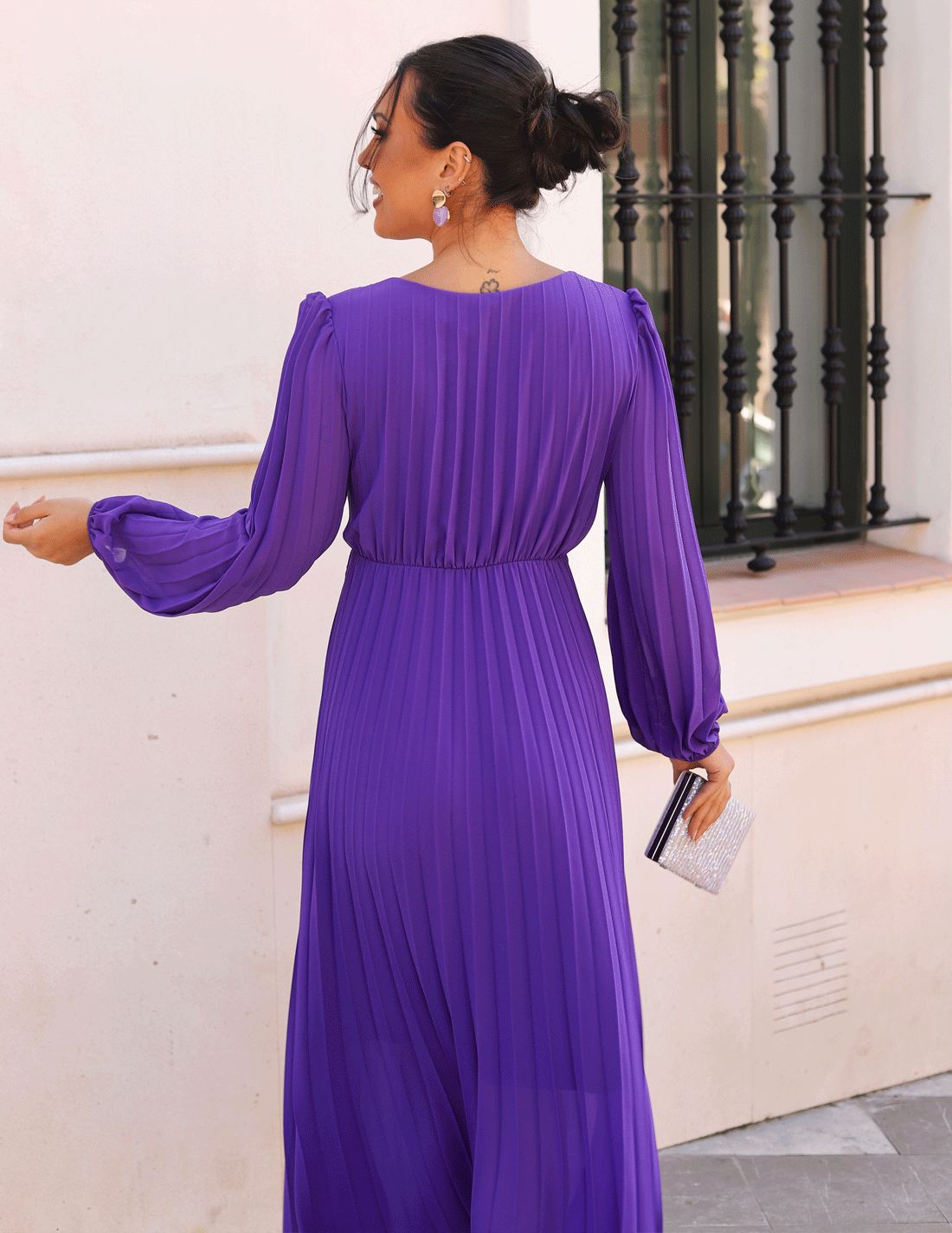 Vestido Amelia Morado