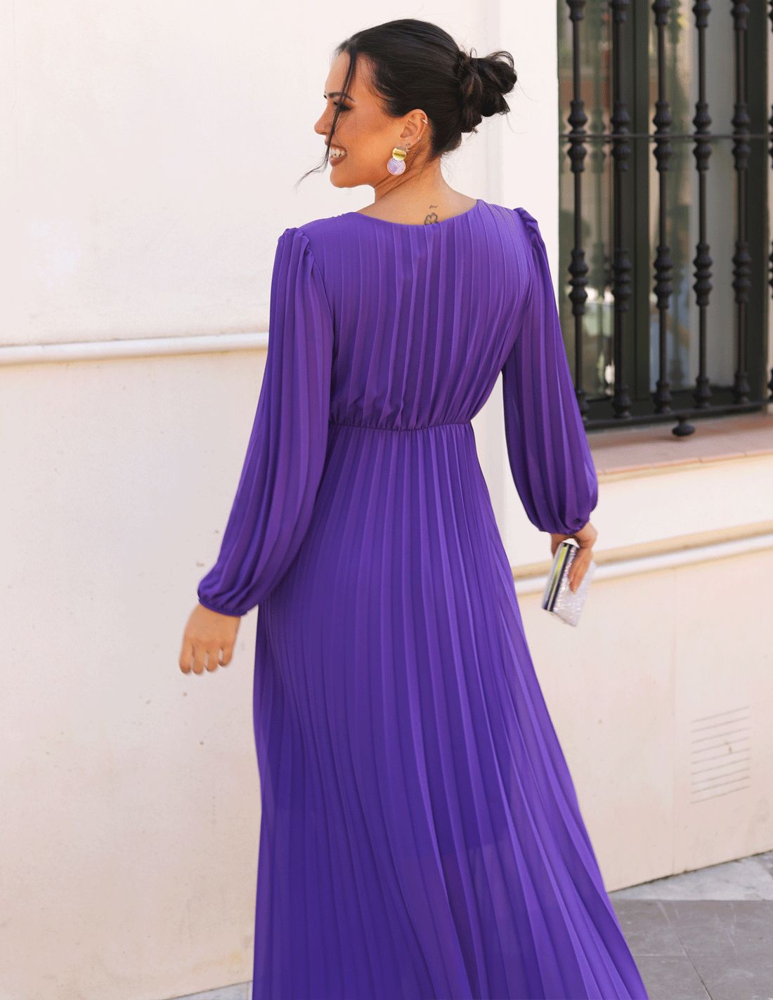 Vestido Amelia Morado