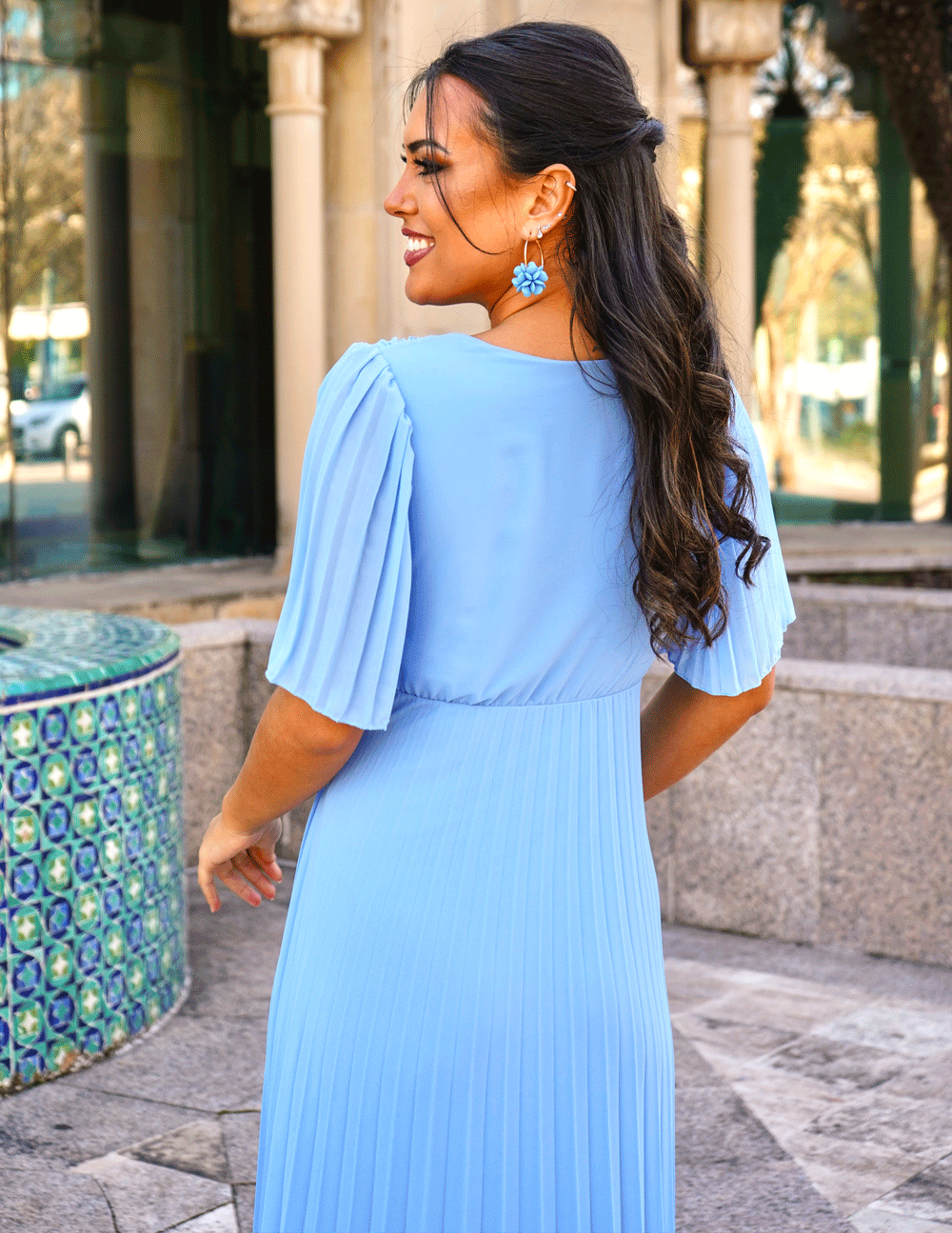 Vestido Mariola Azul