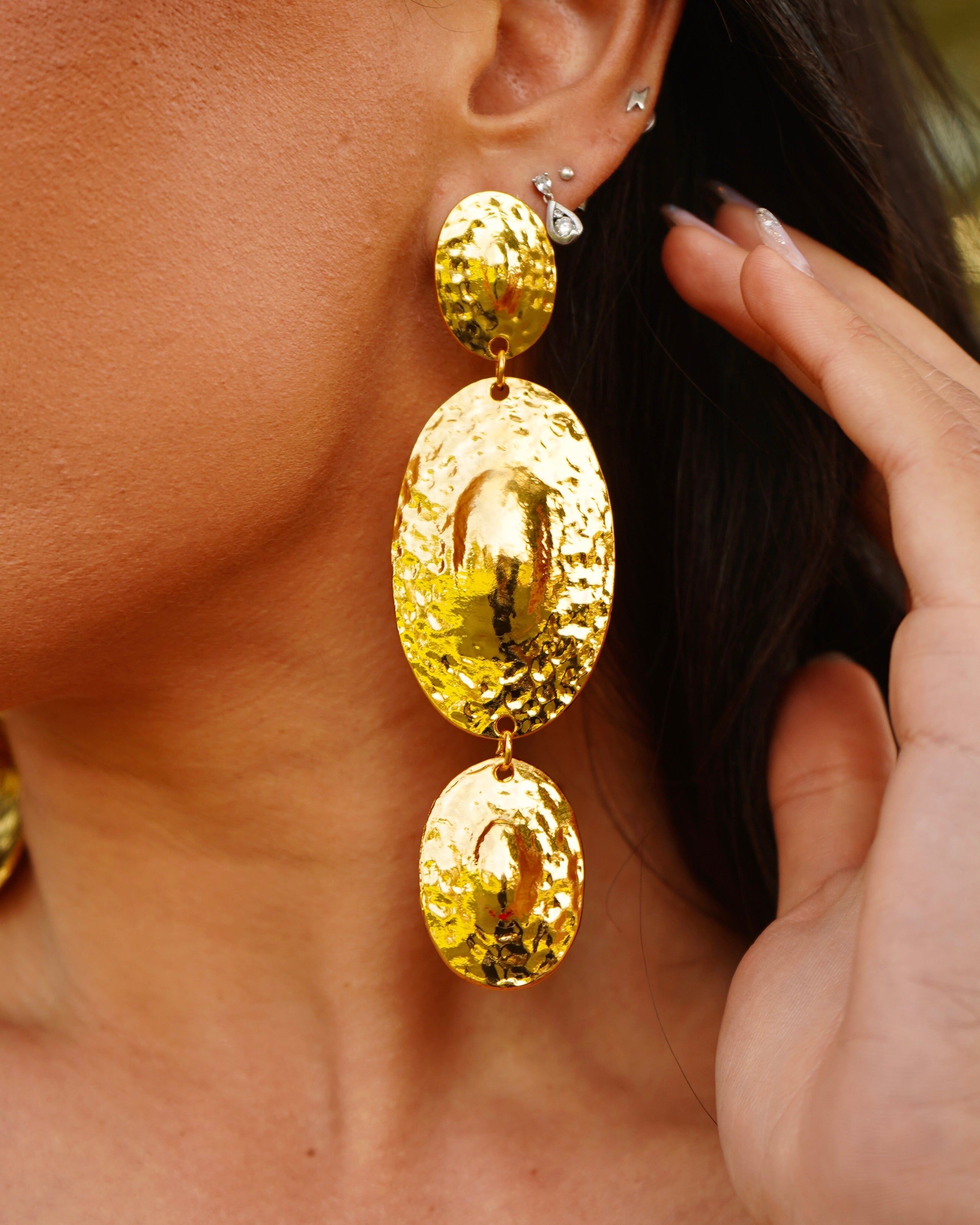 Pendientes Victoria dorado