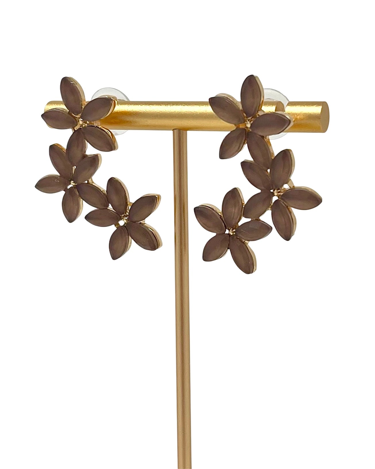 Pendientes Jazmín Chocolate