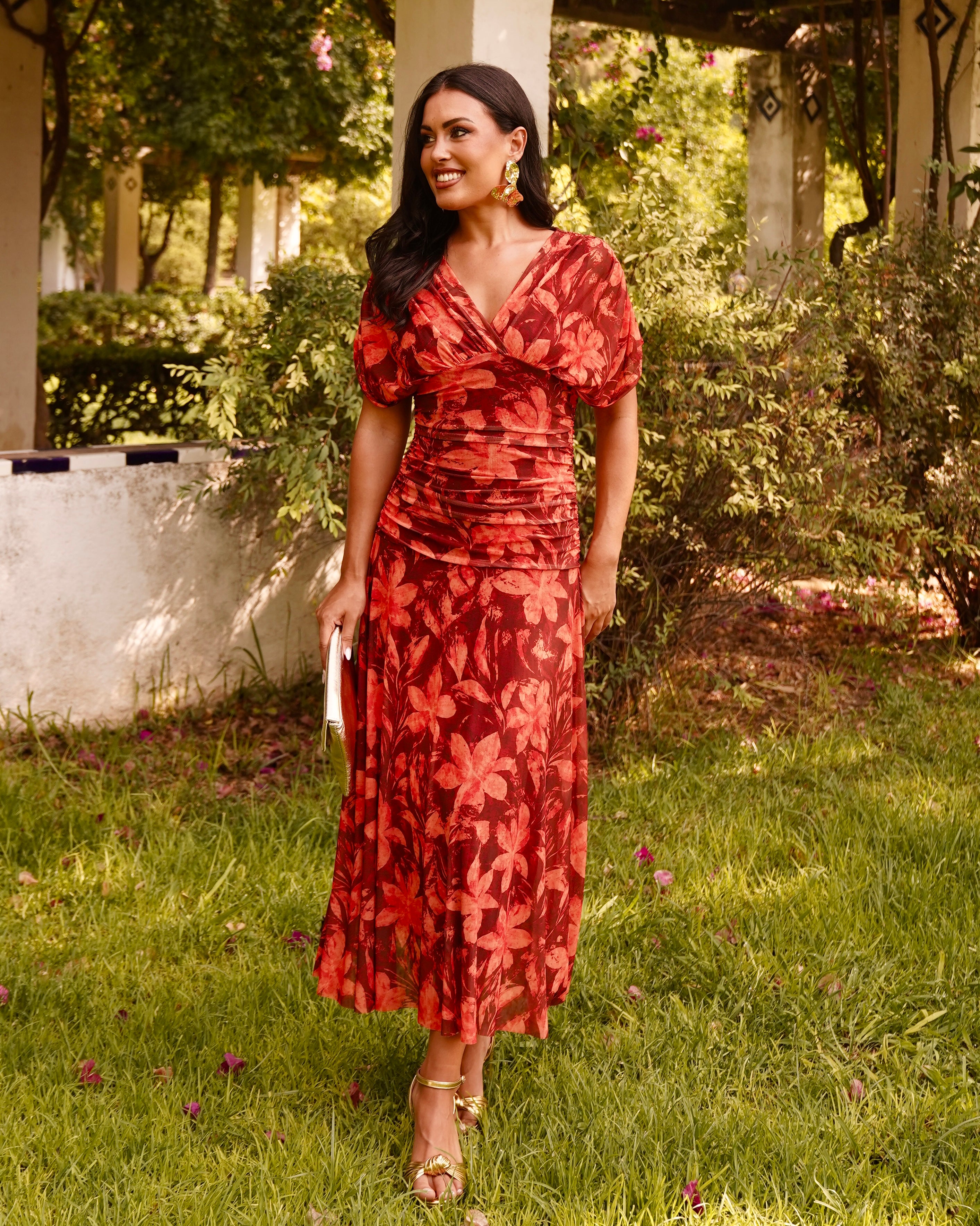 Vestido Nereida Teja
