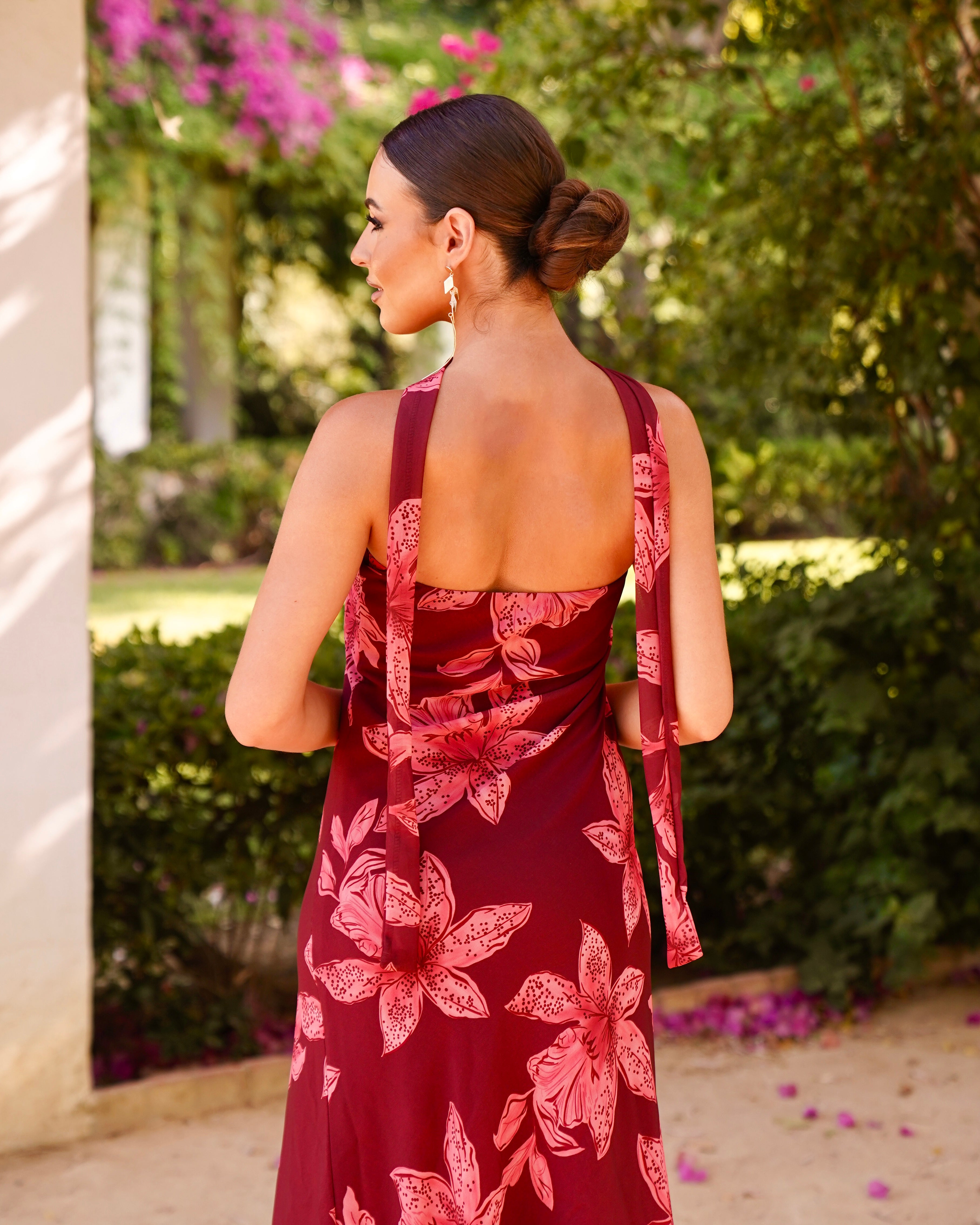 Vestido Sira Burdeos