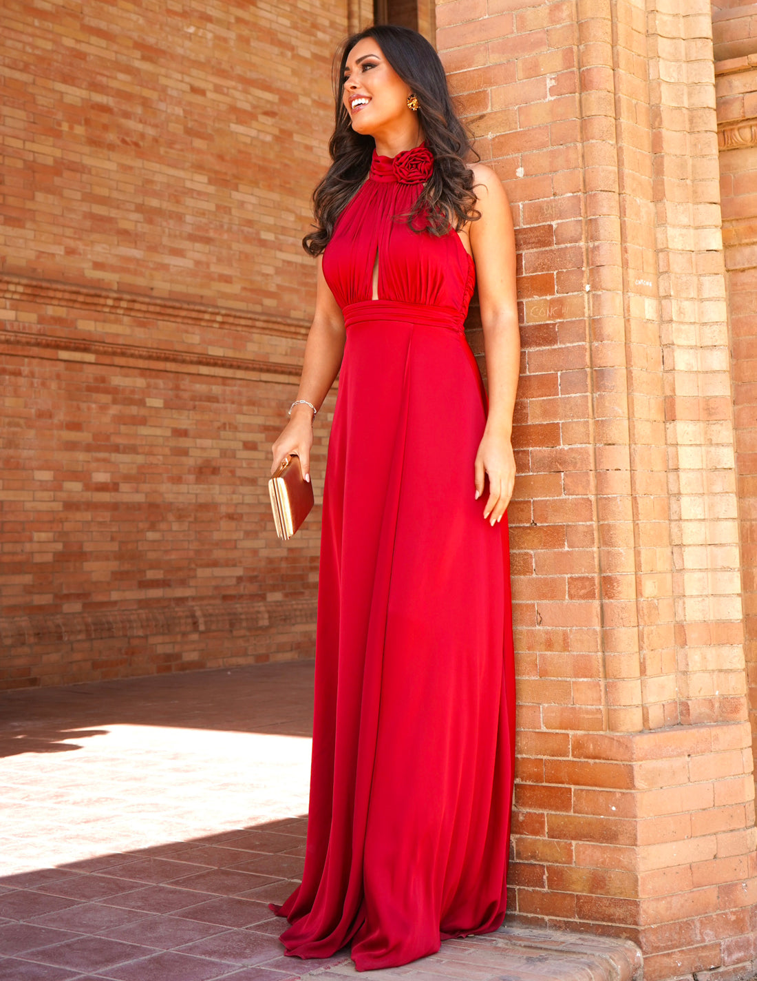 Galia Red Dress