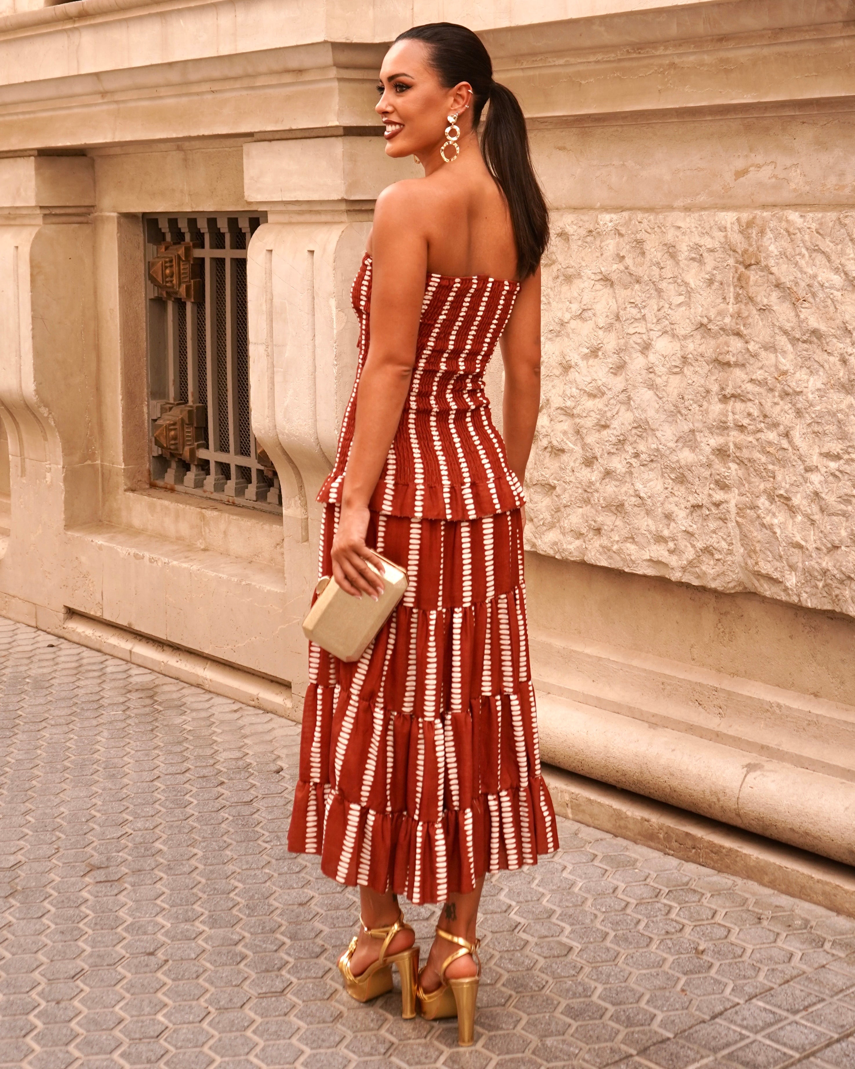 Vestido Tivoli Marrón