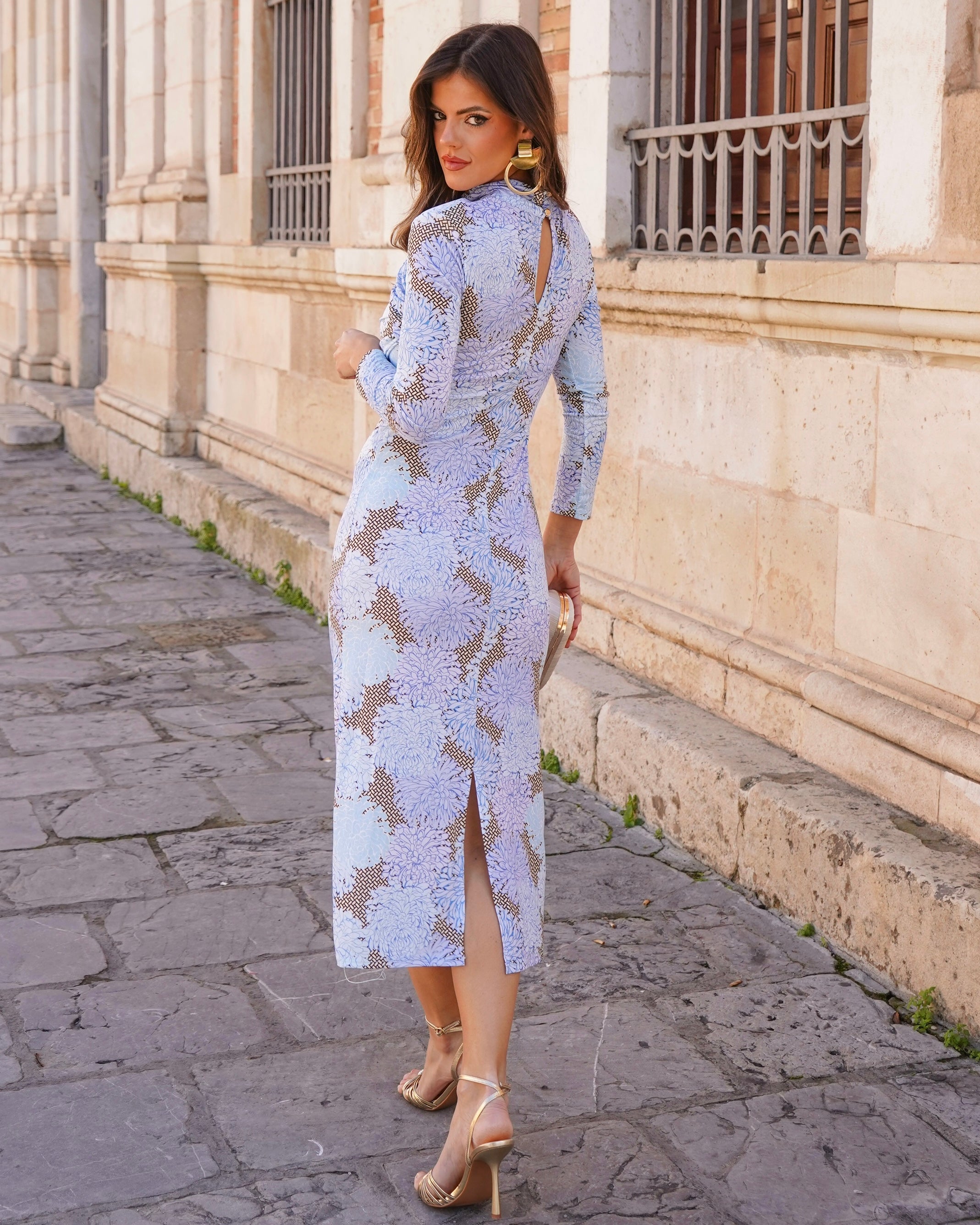 Vestido Pía celeste