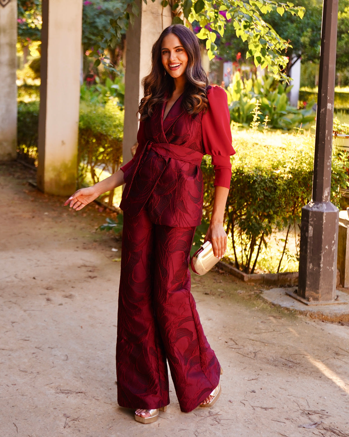 Conjunto Leonor Burdeos
