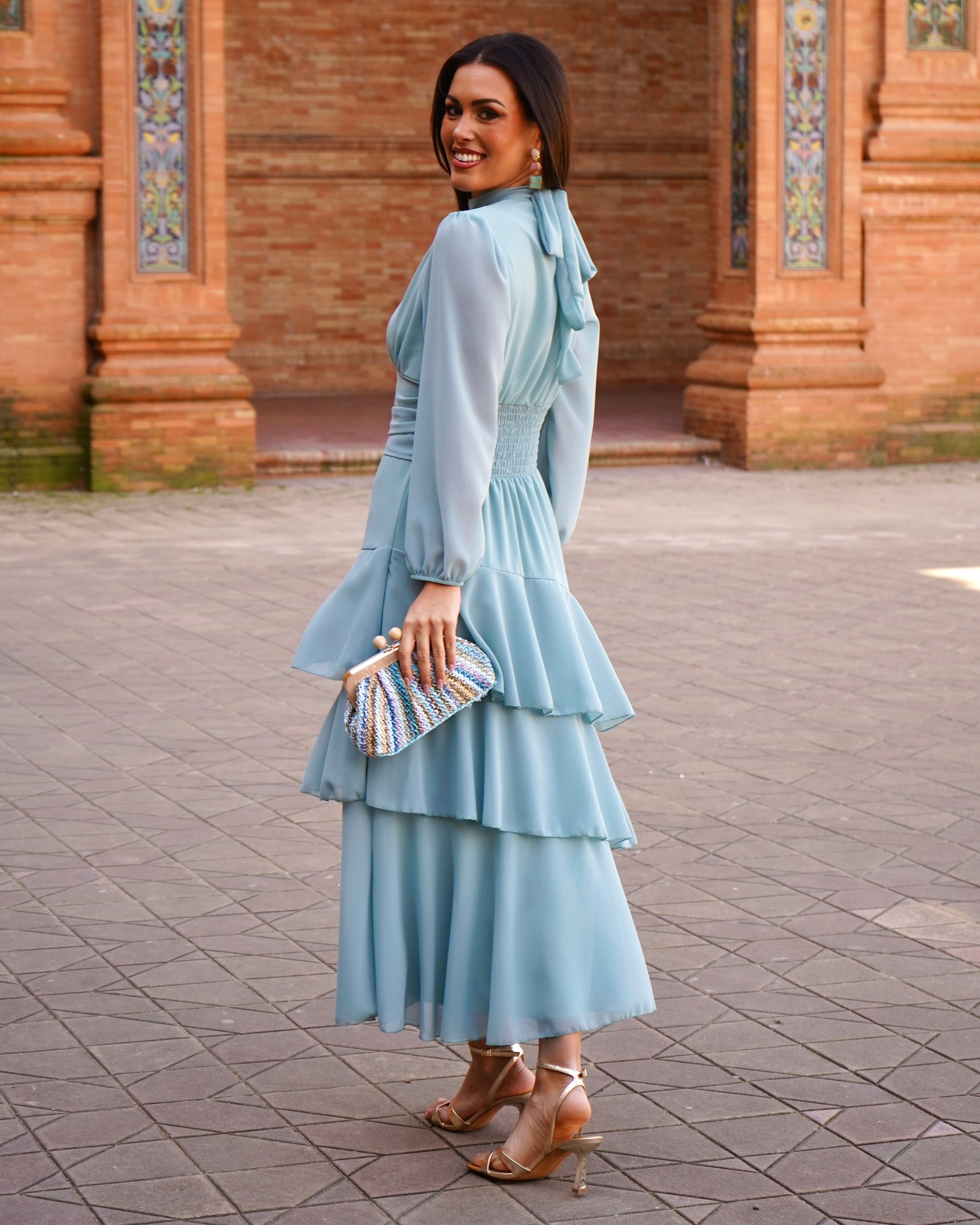 Vestido Julieta Azul