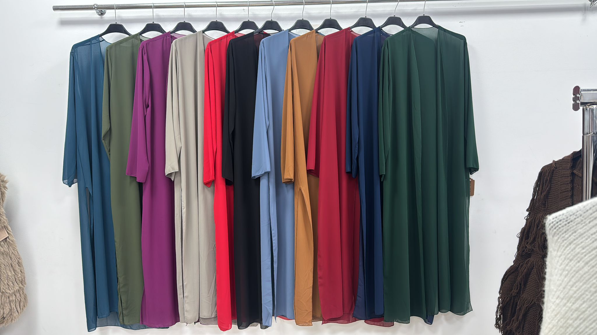 Chiffon frock coat