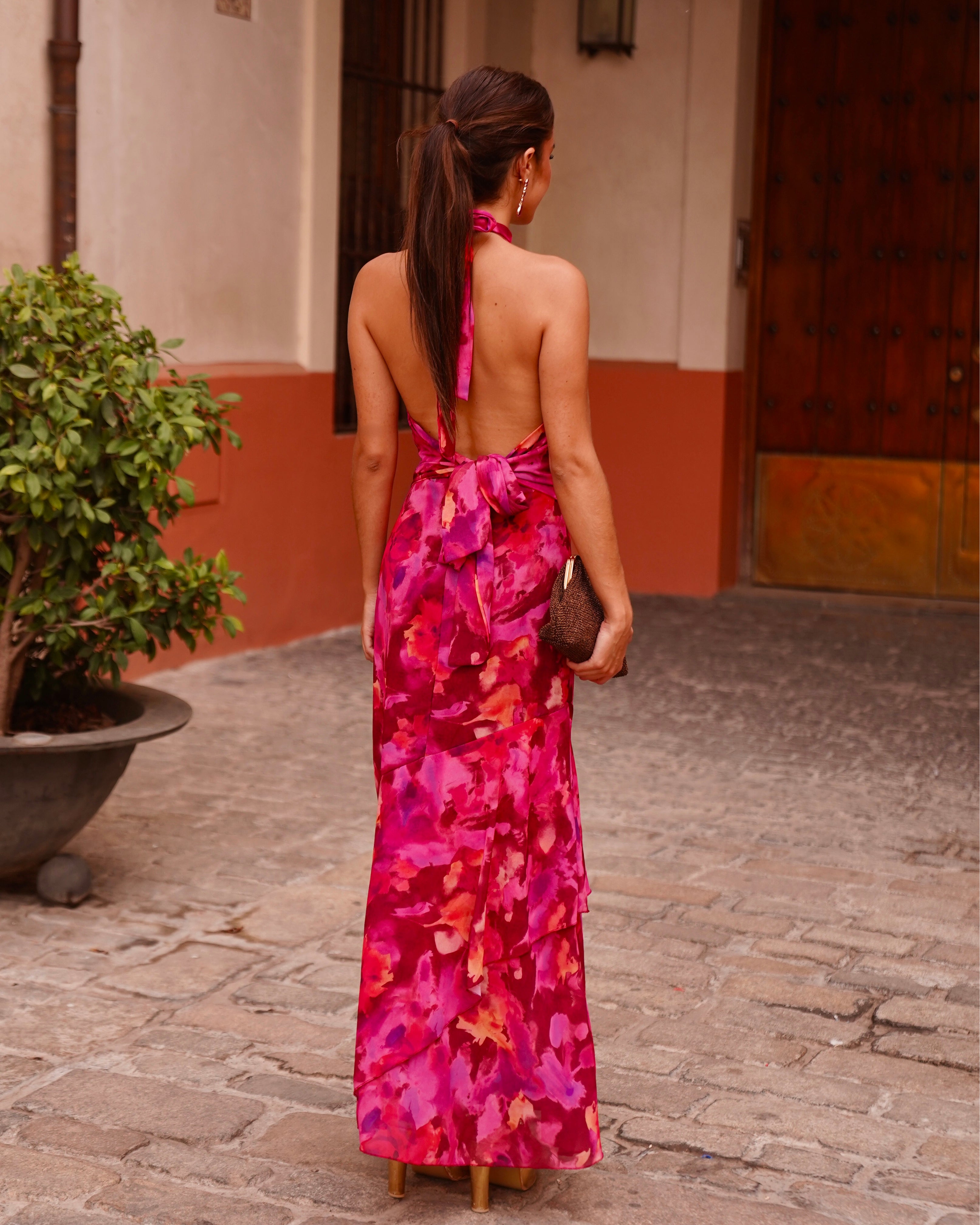 Vestido Toscana Rosa