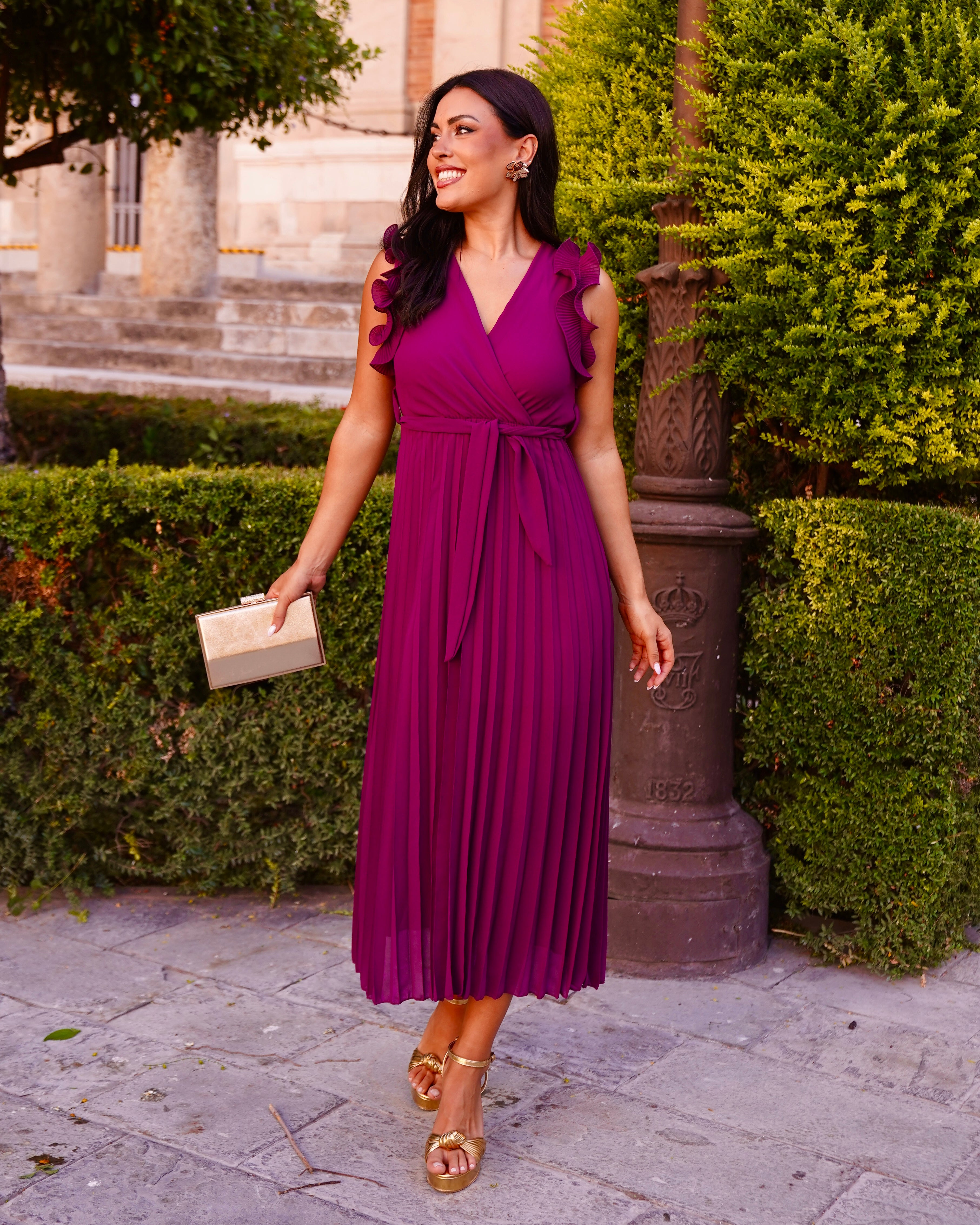 Vestido Adara Buganvilla