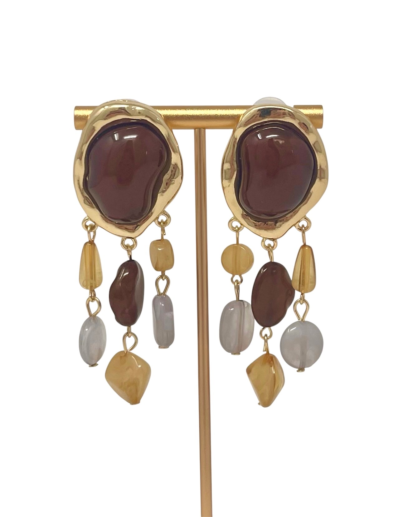 Pendientes Sagres Marrón