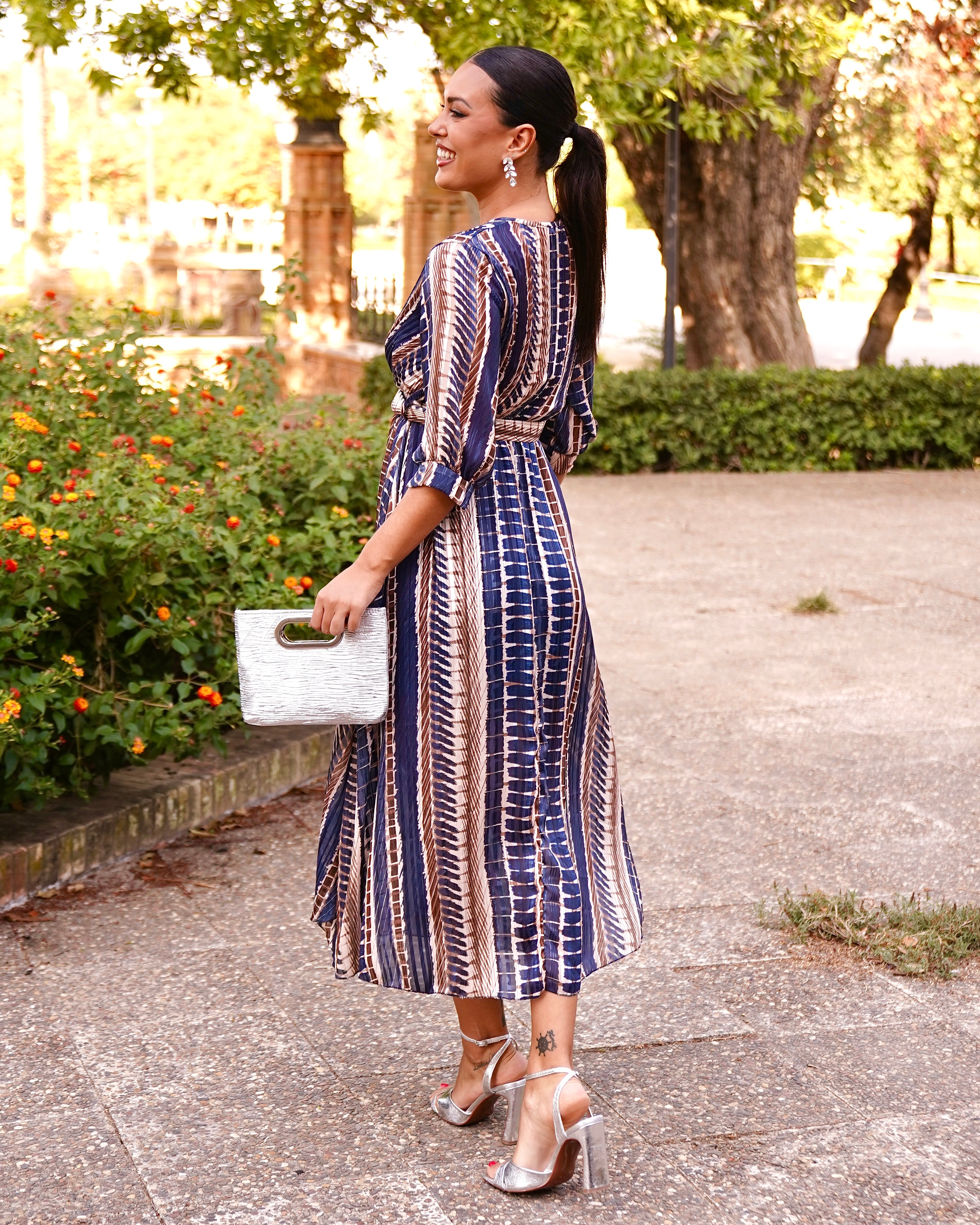 Vestido Birkin Marino