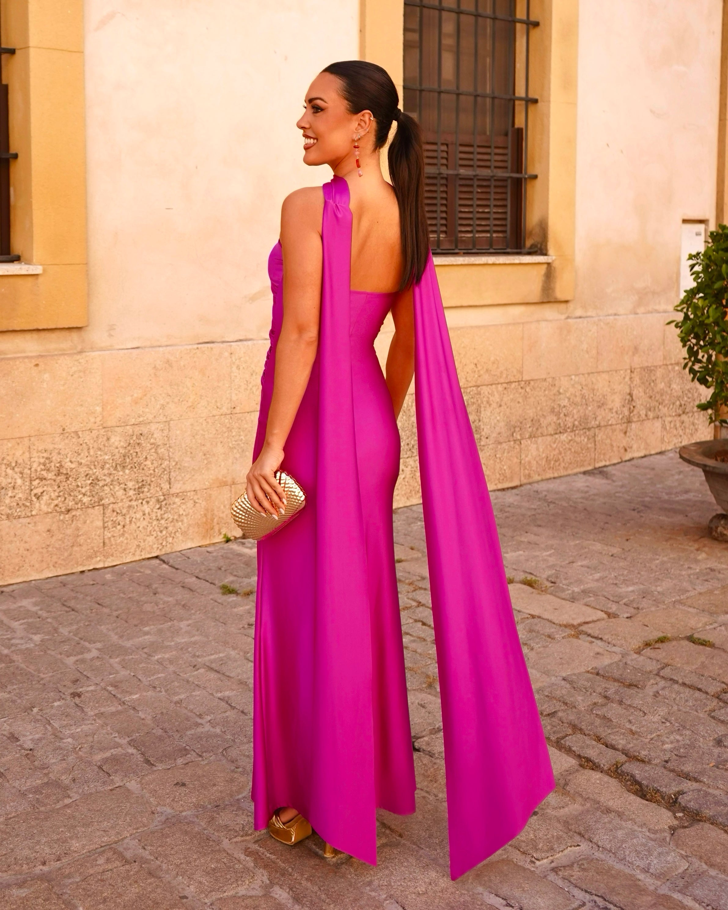 Vestido Madelina Buganvilla