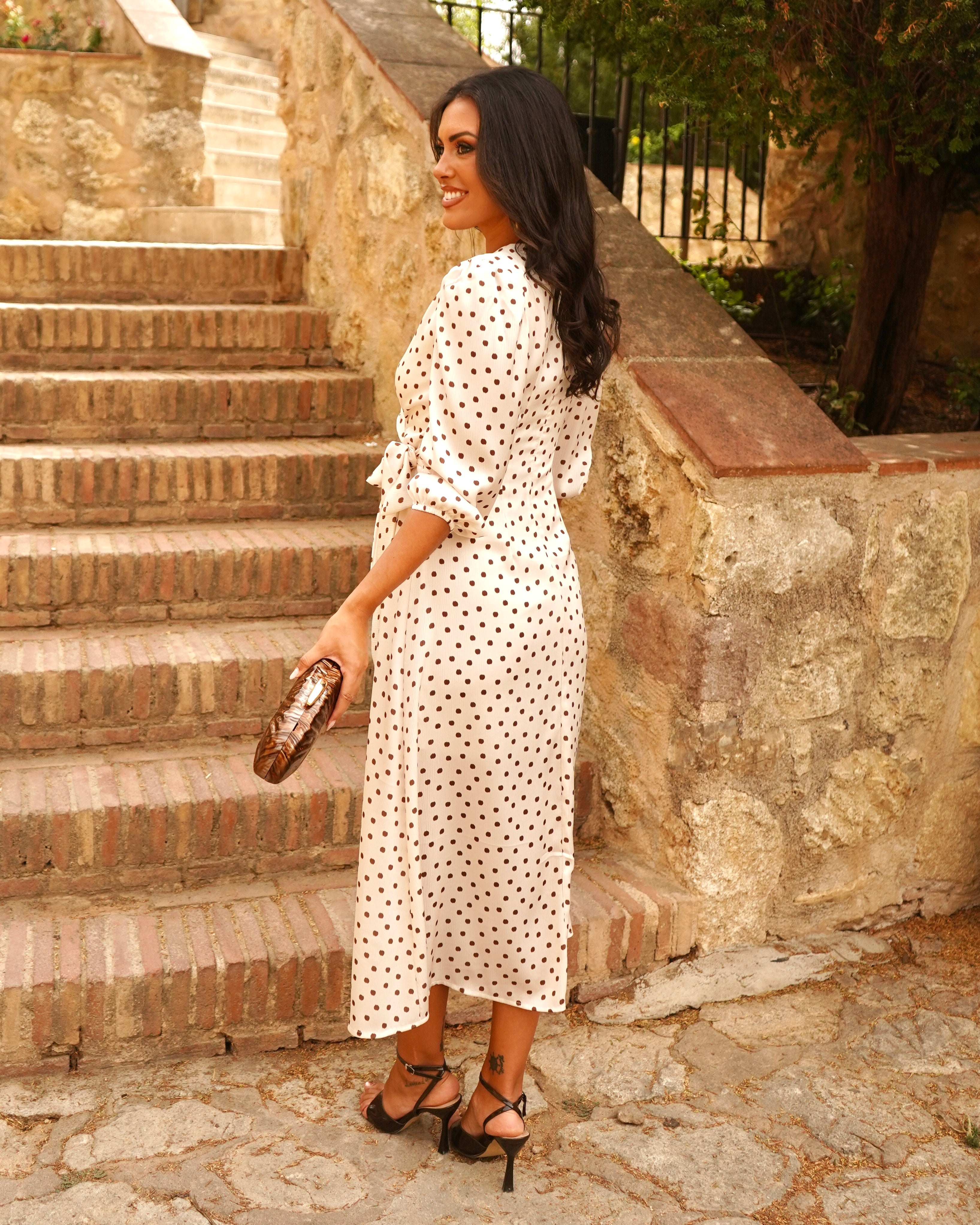 Vestido Emma Beige