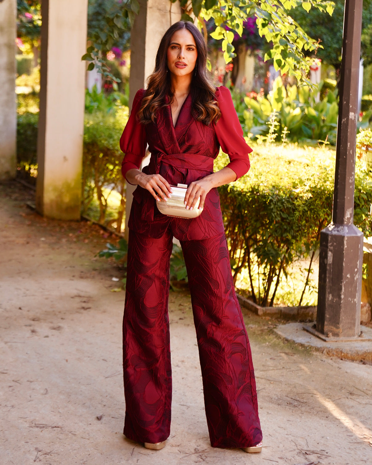 Conjunto Leonor Burdeos