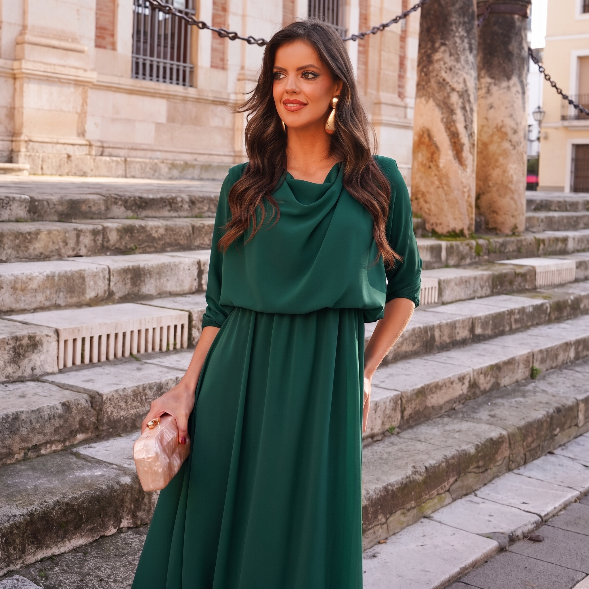 Vestido Adriana Verde