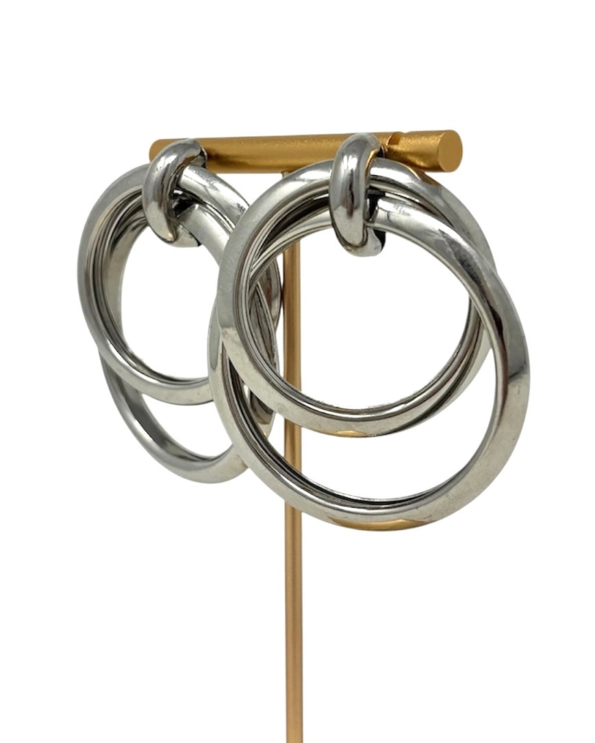 Pendientes Ares Plata