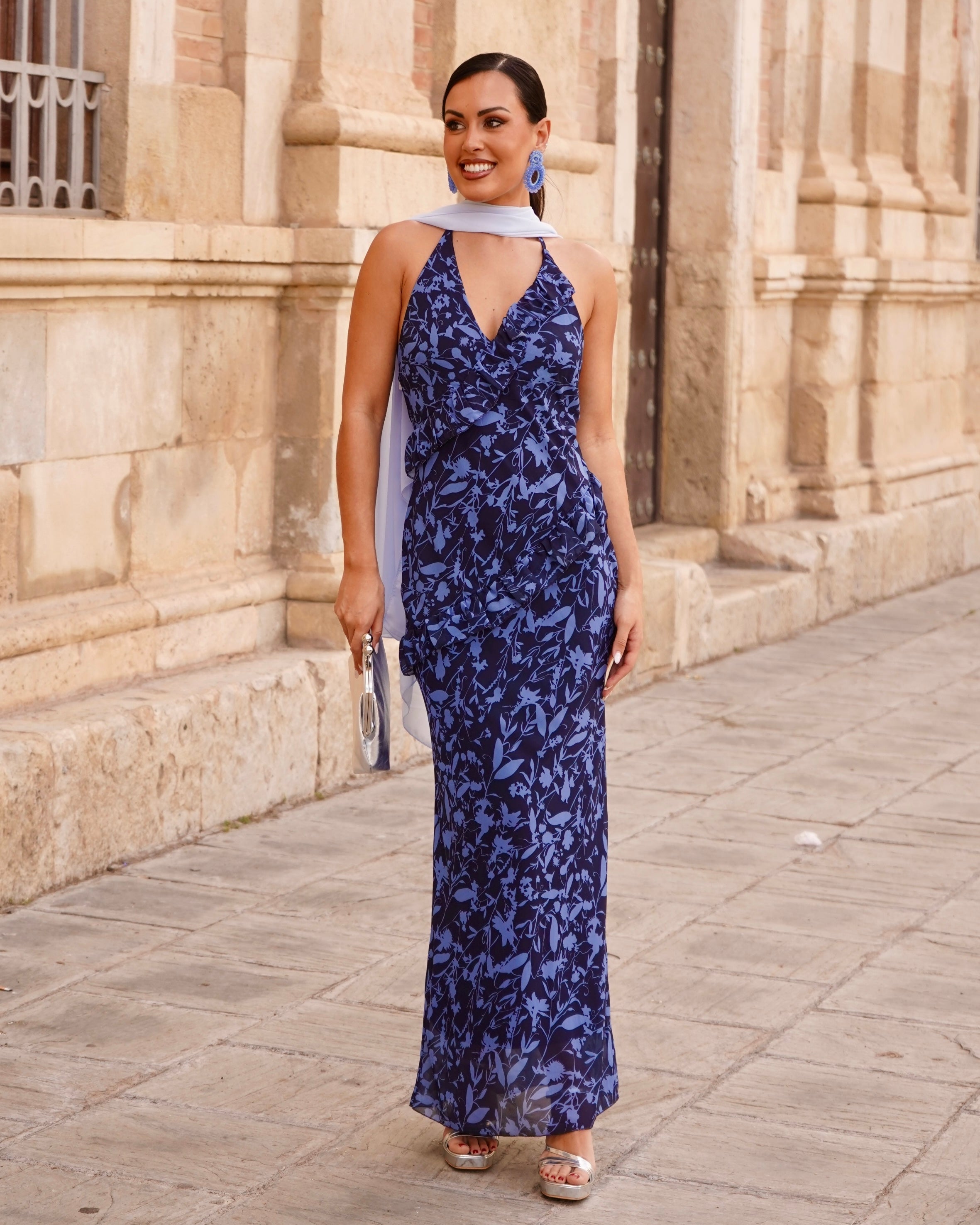 Vestido Chantal Azul