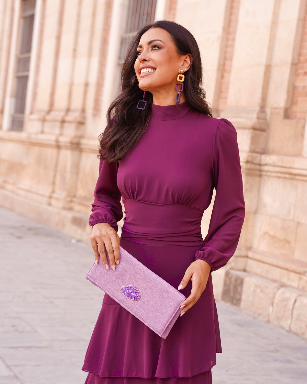 Vestido Julieta Buganvilla