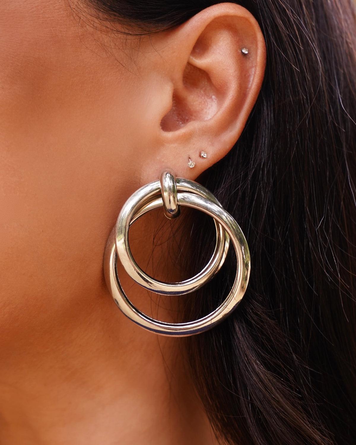 Ares Silver Earrings