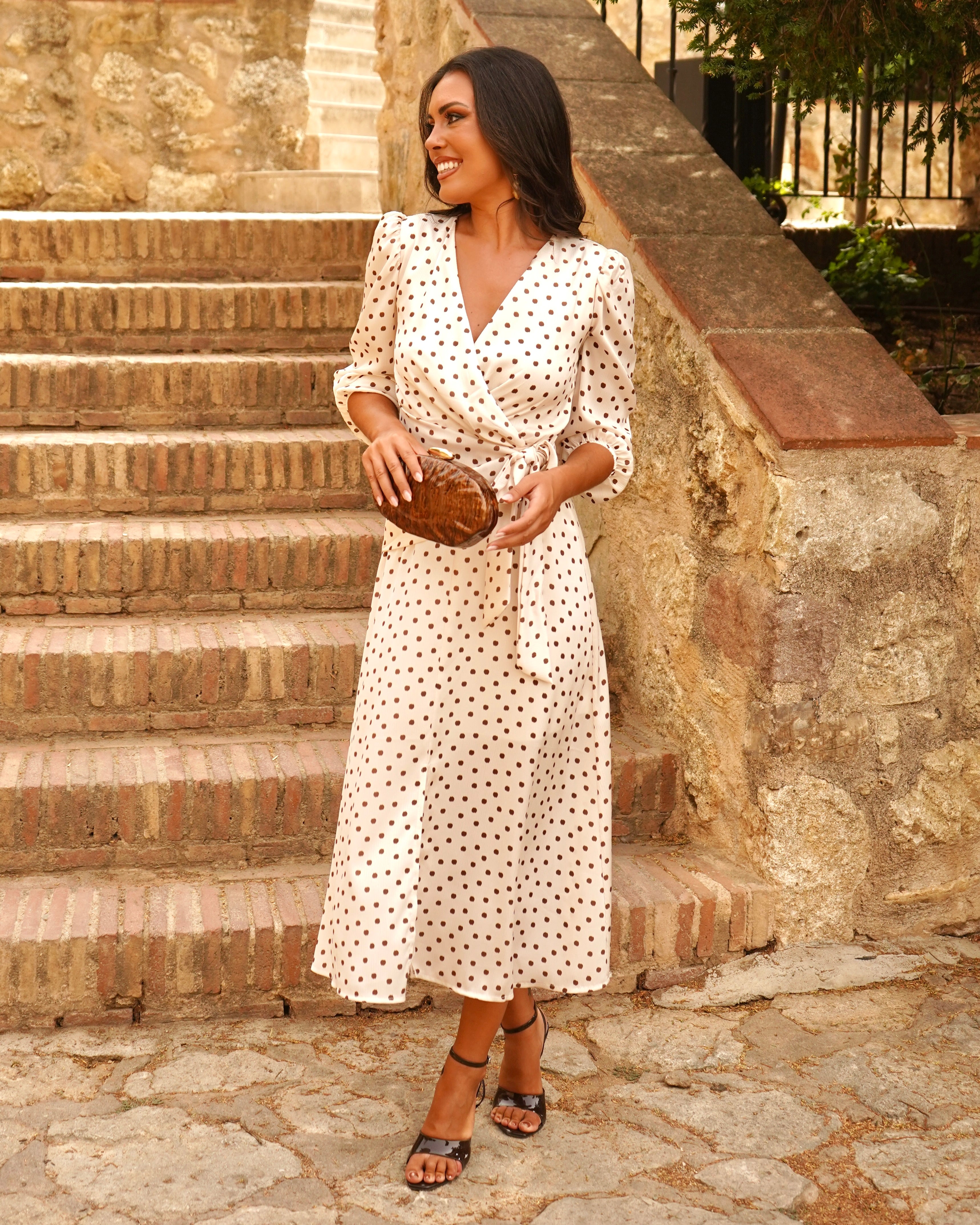 Vestido Emma Beige