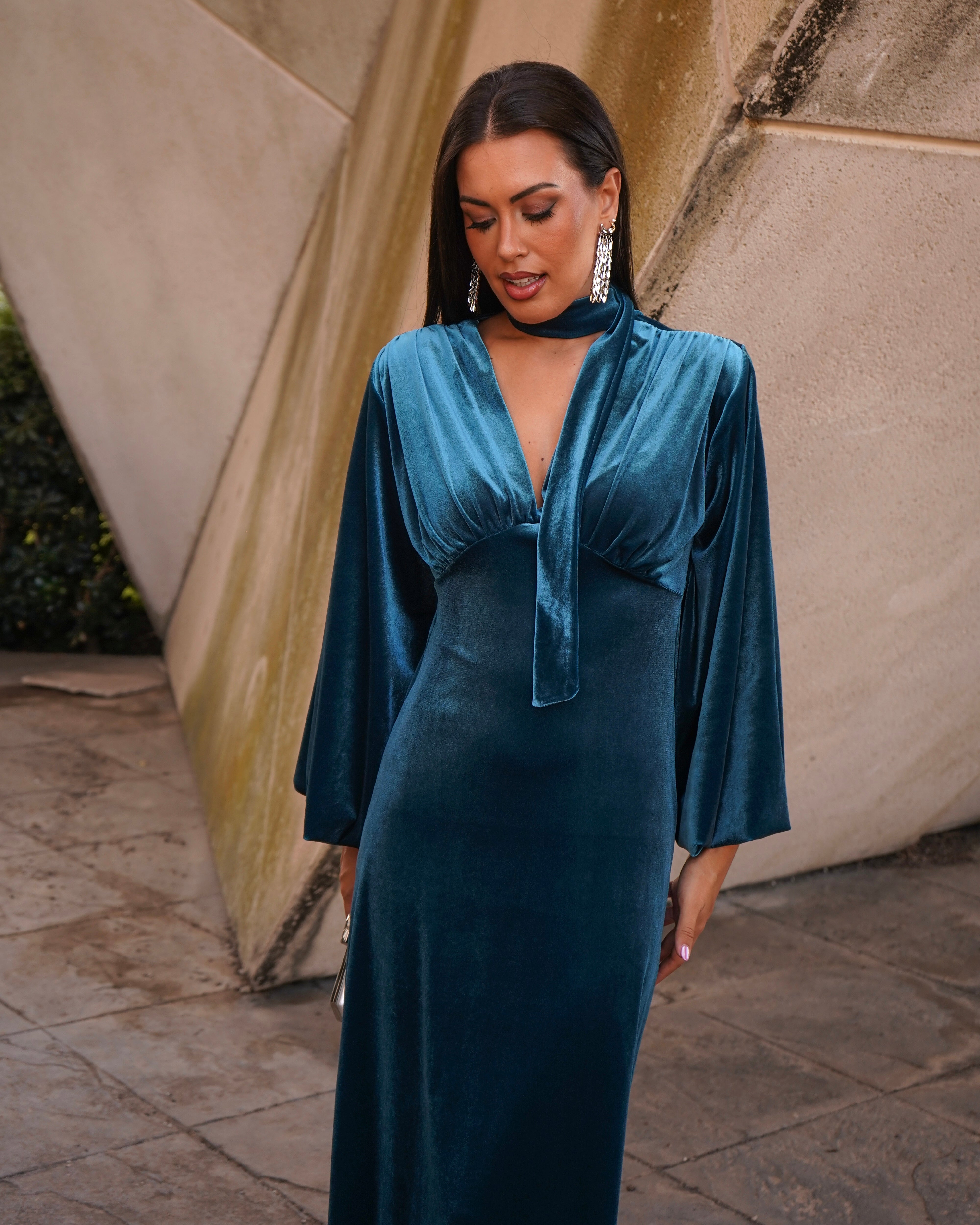 Vestido Alexia Azulado