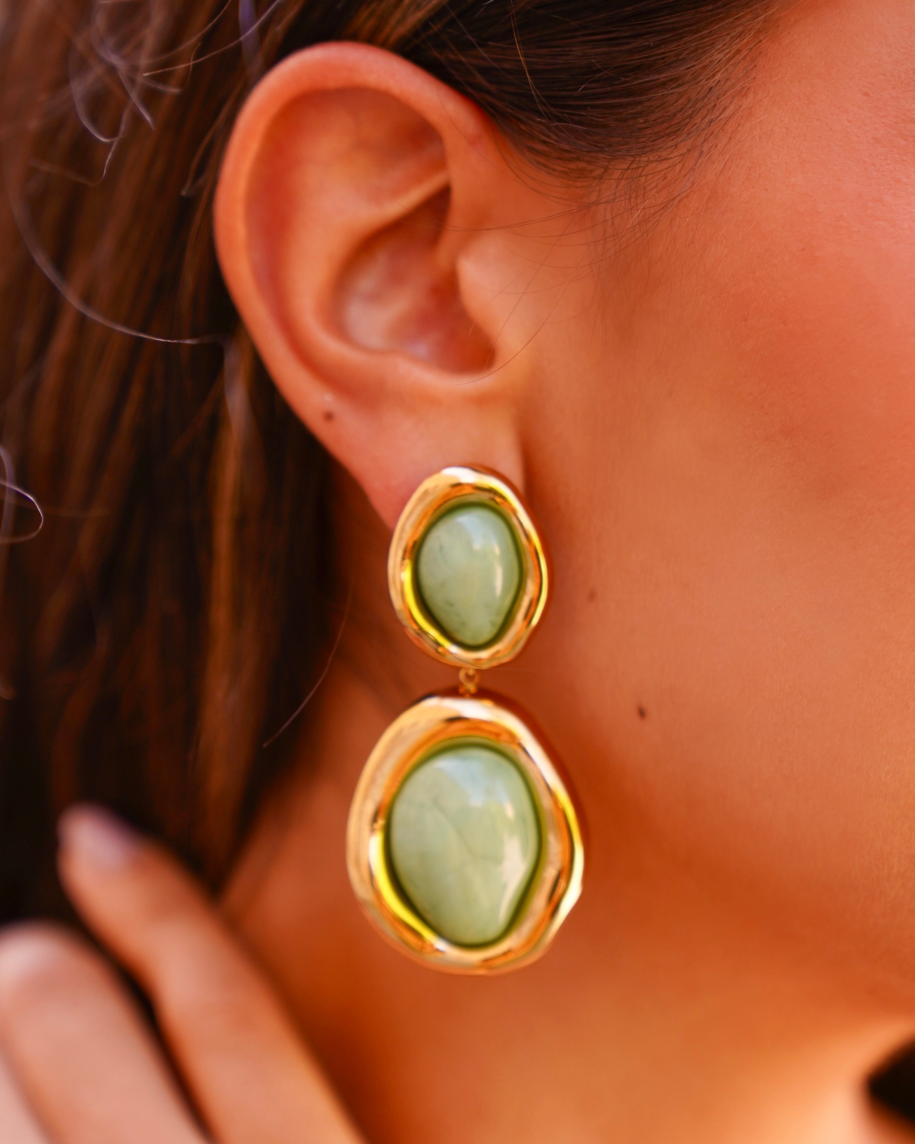 Pendientes Évora Verde
