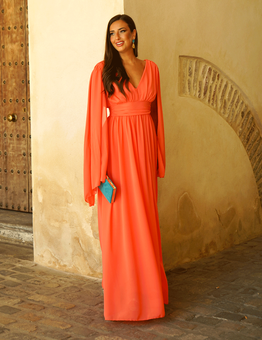 Vestido Peru Coral