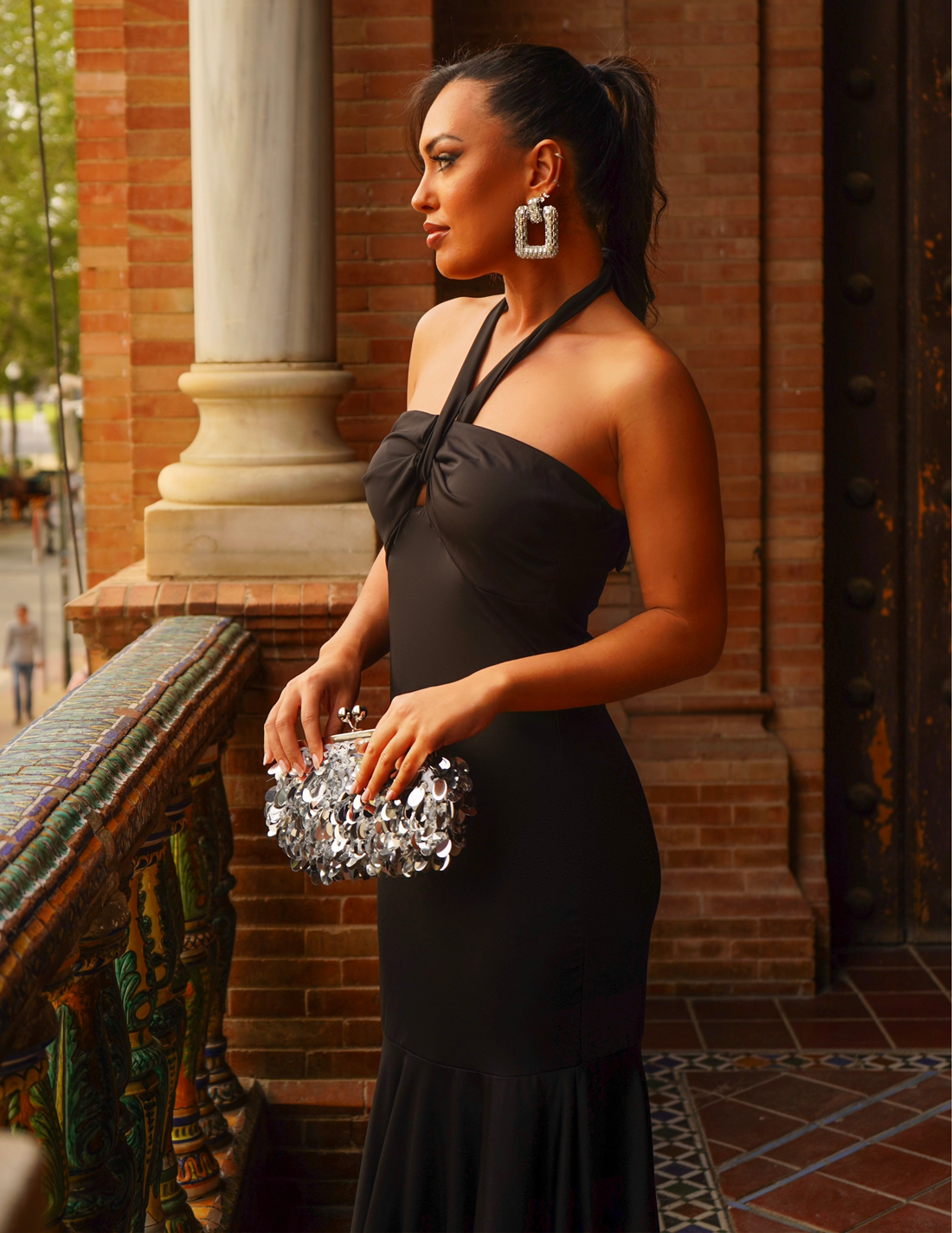 Black Triana Dress