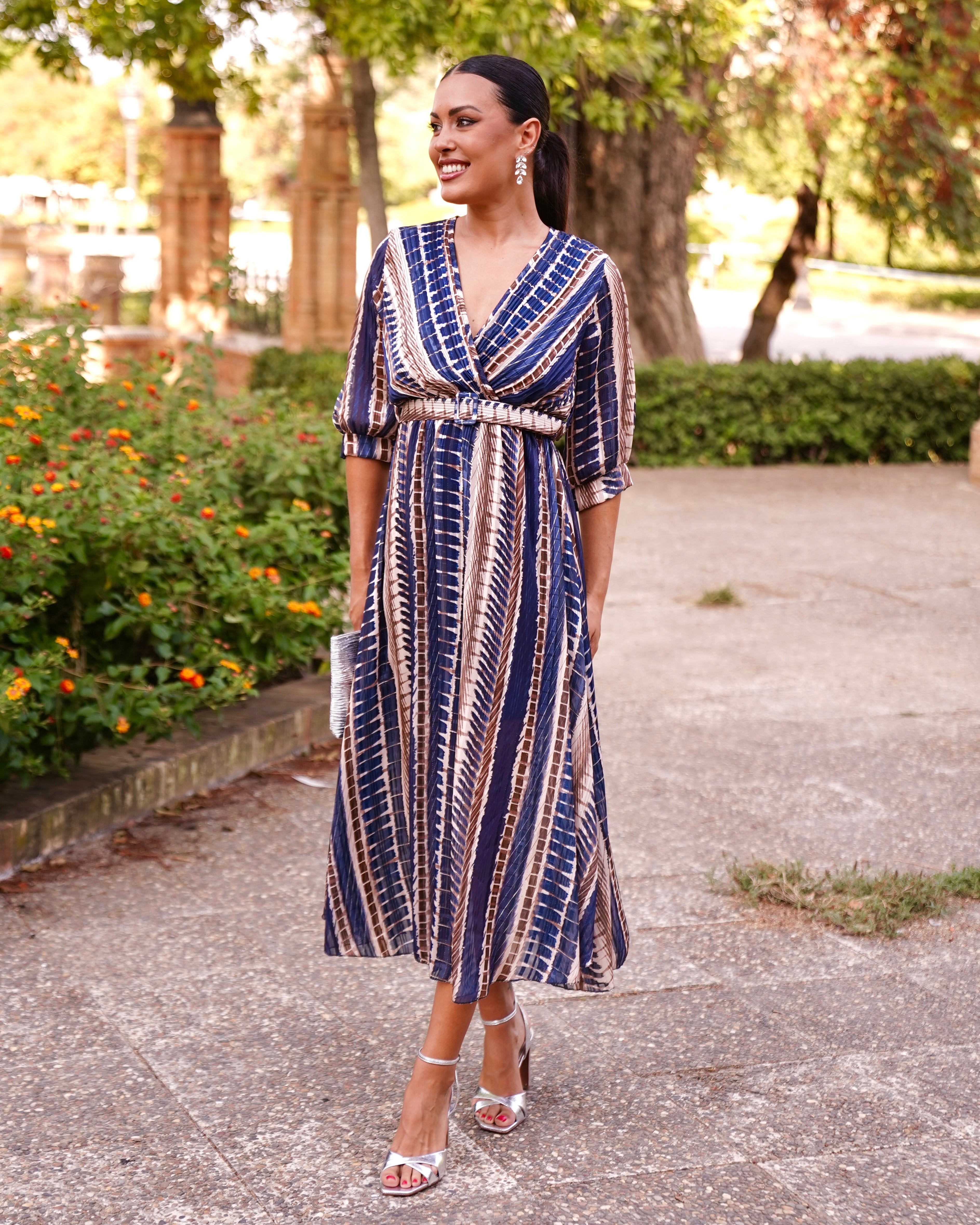 Vestido Birkin Marino