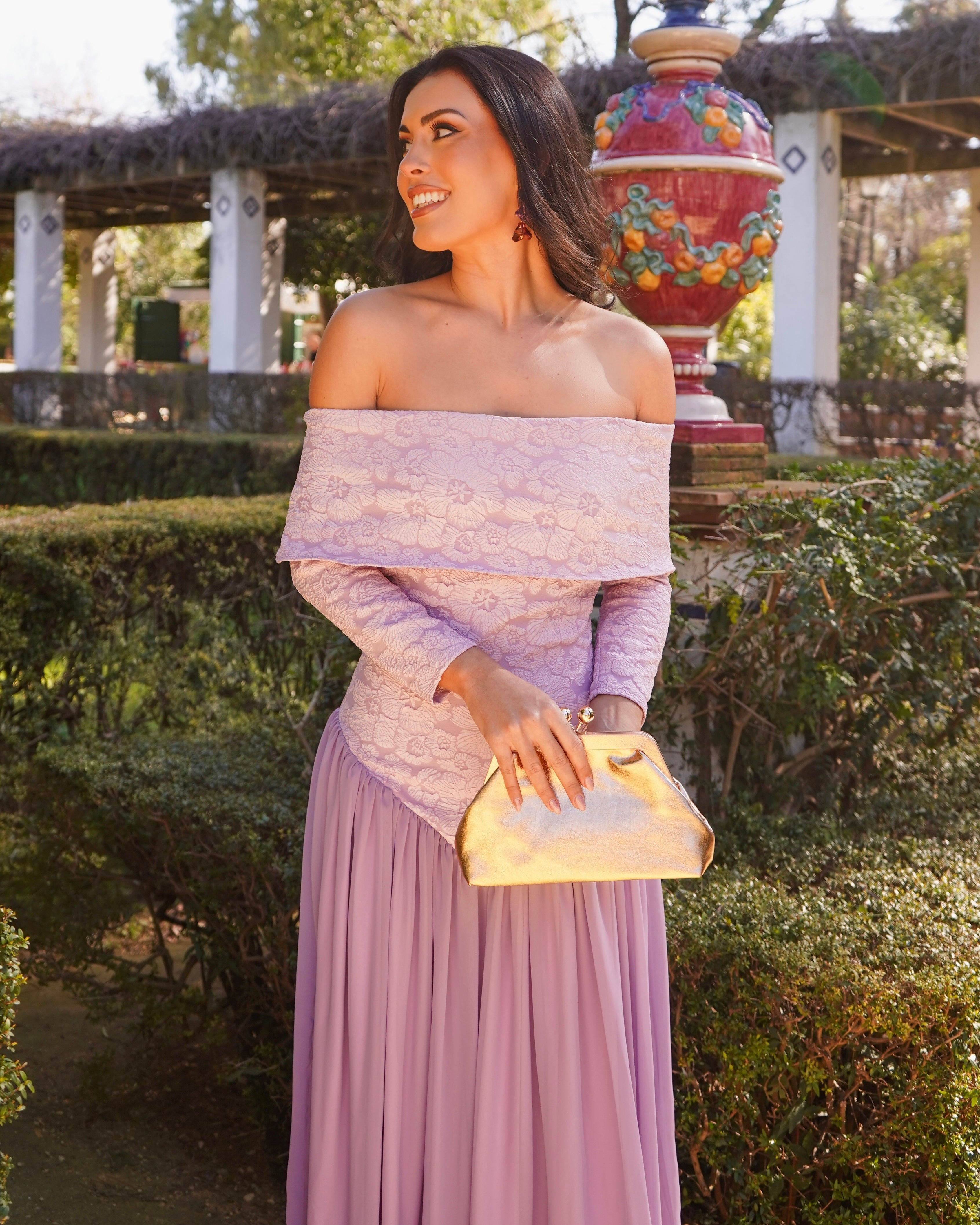 Vestido Eloise Malva