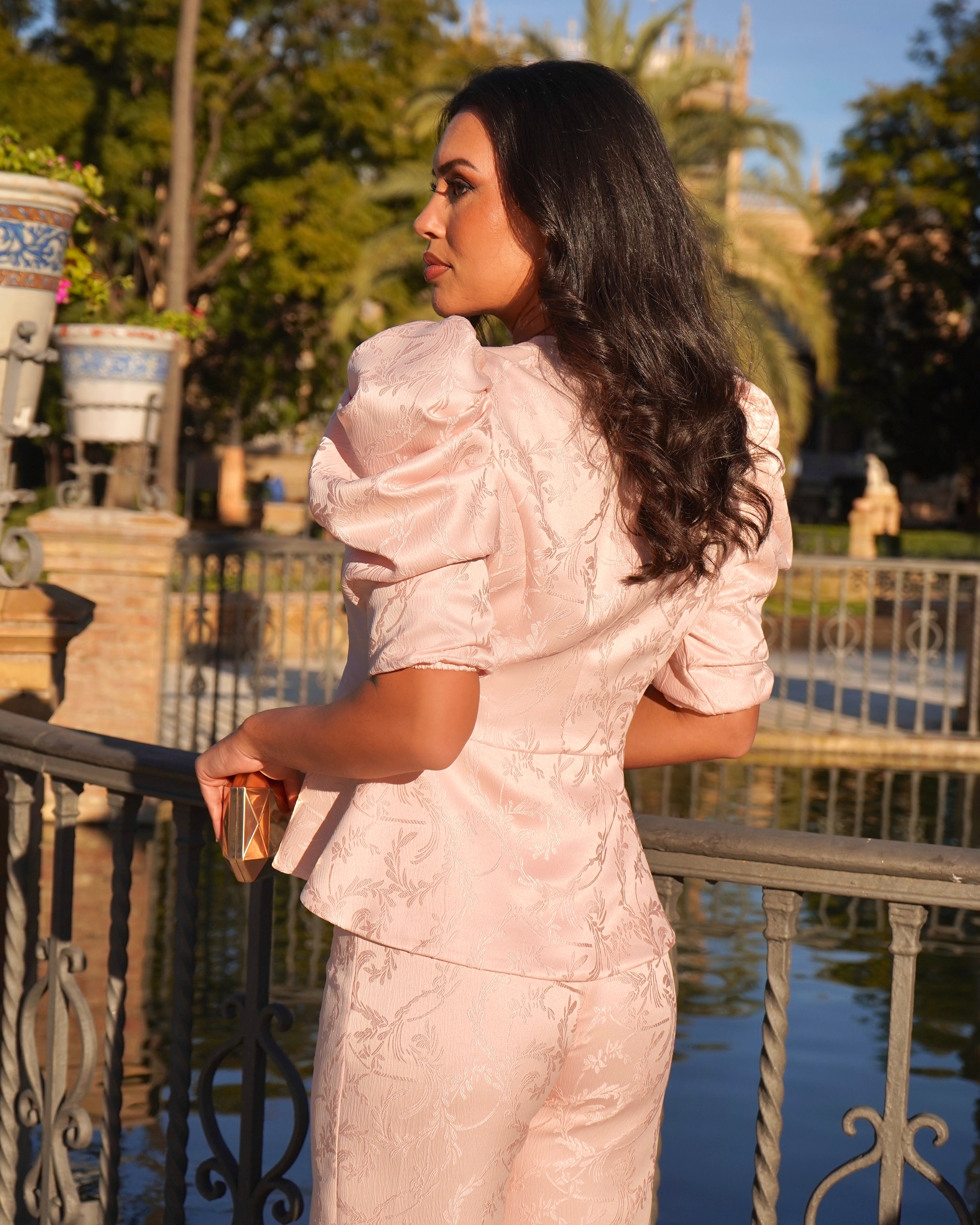 Conjunto Valentina Rosa Empolvado