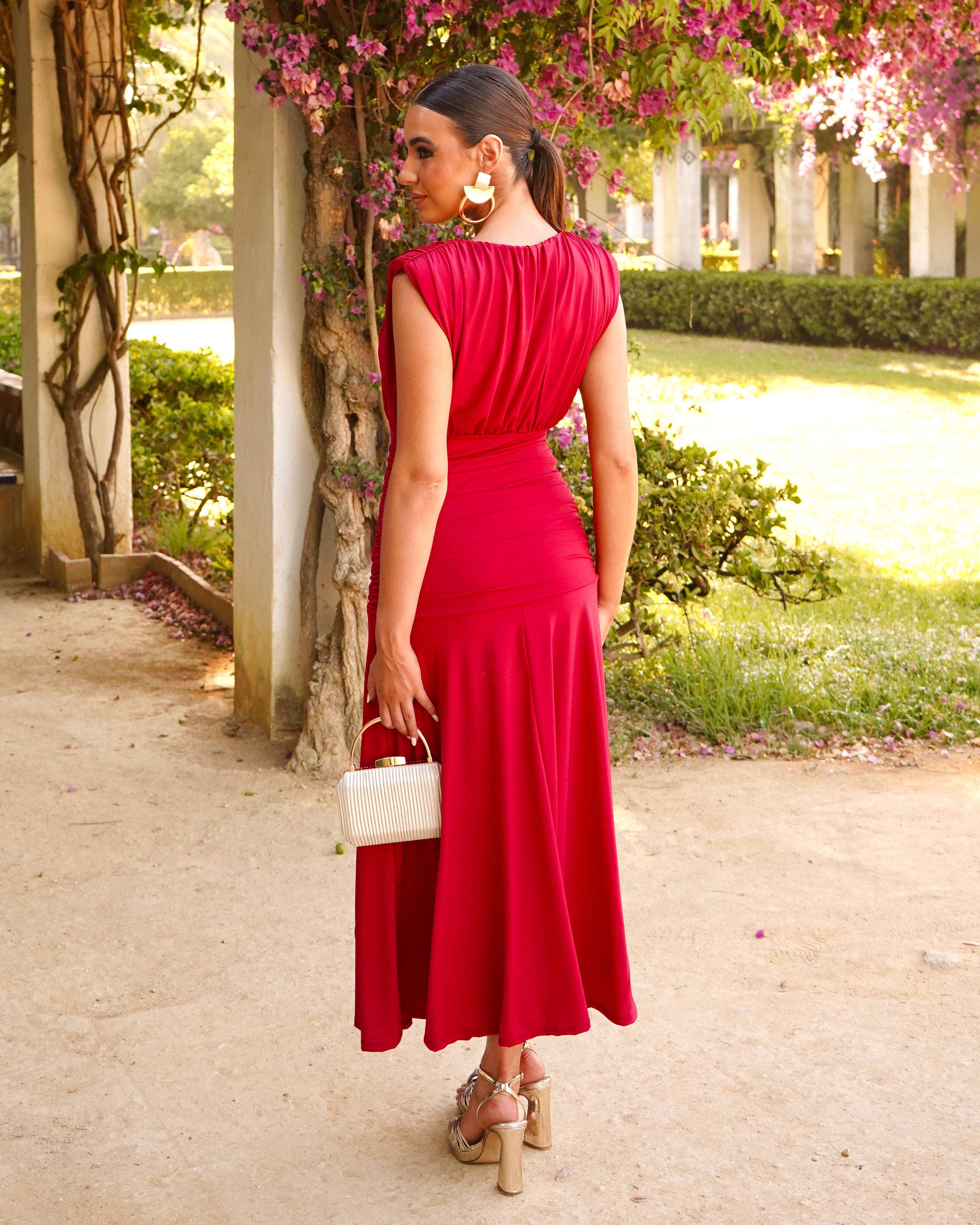 Vestido Azucena Rojo