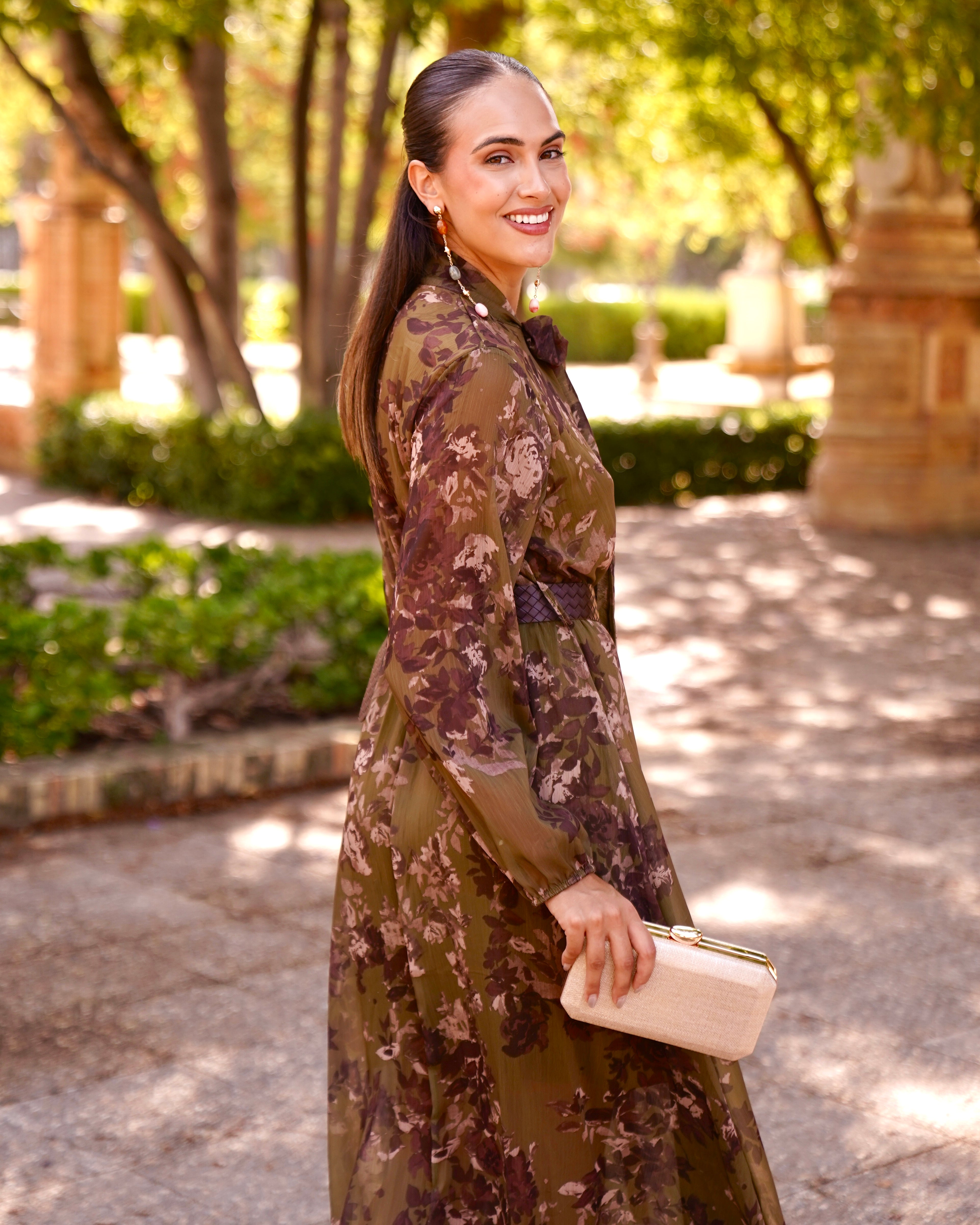 Vestido Mireya Caqui