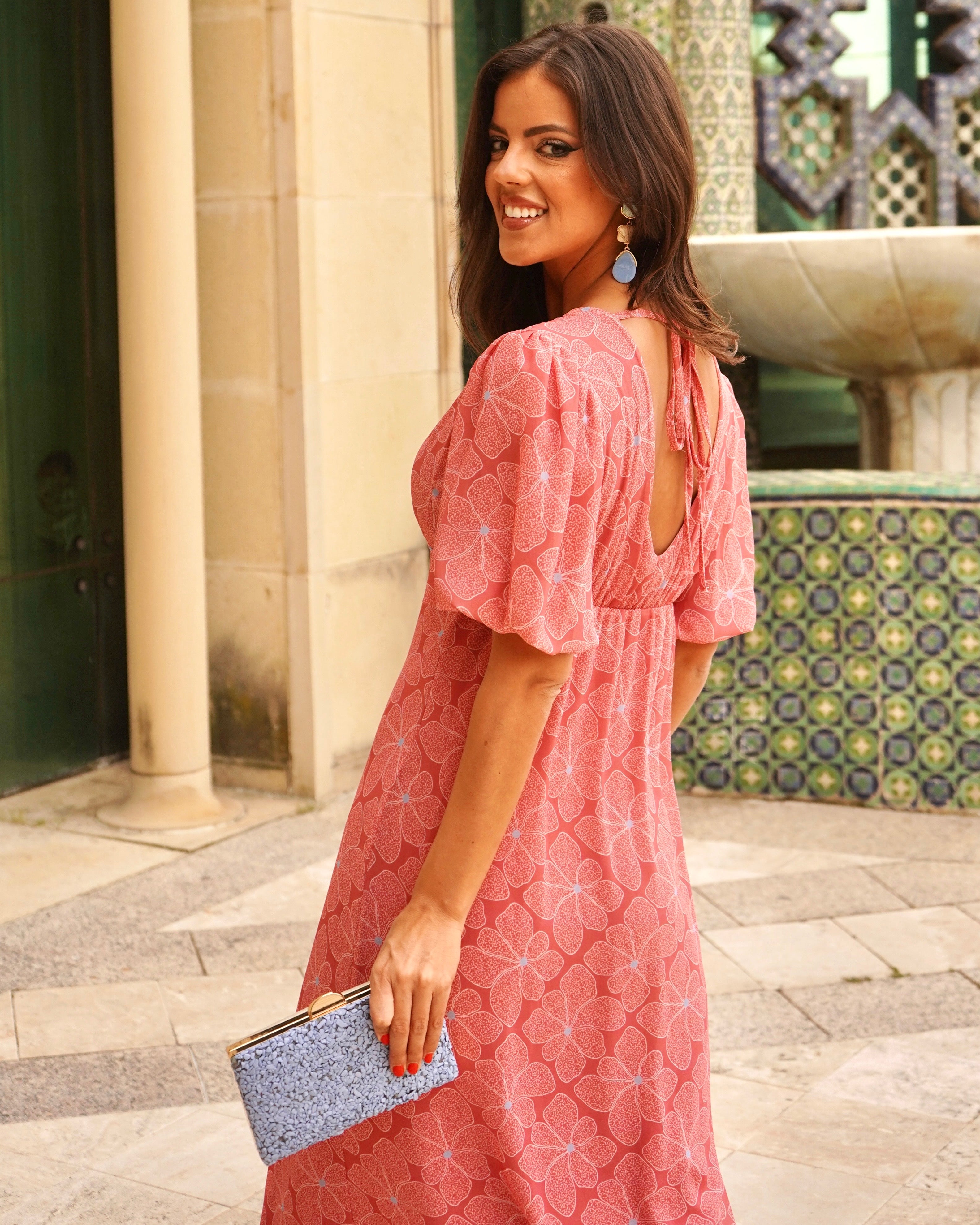 Vestido Gandia Coral