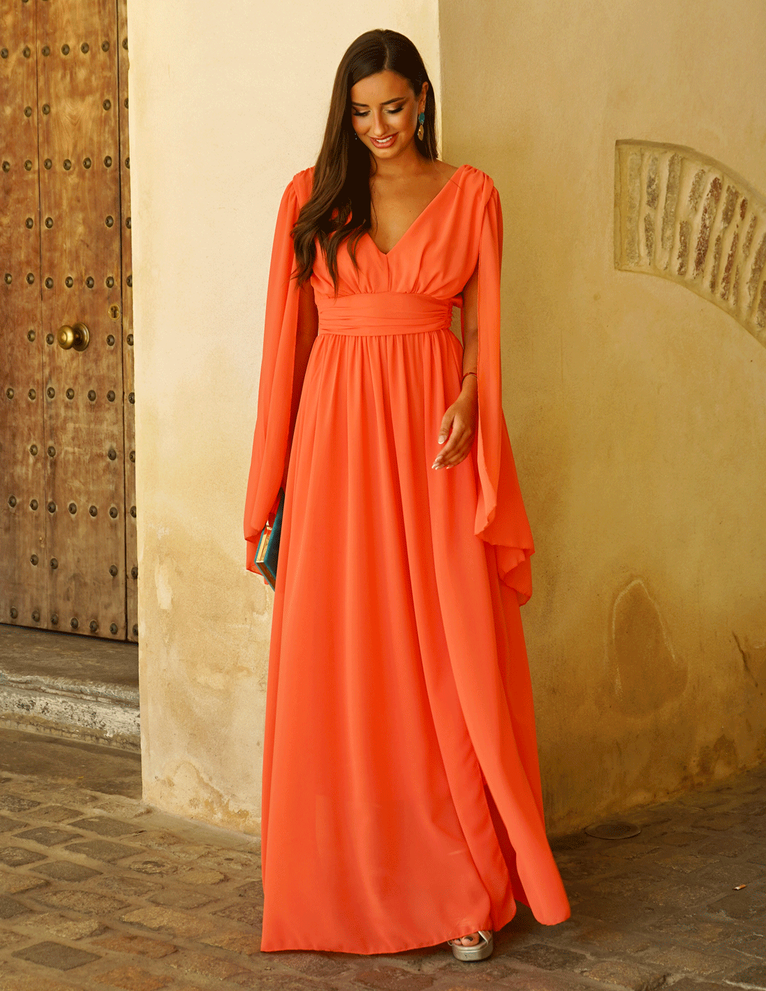 Vestido Peru Coral