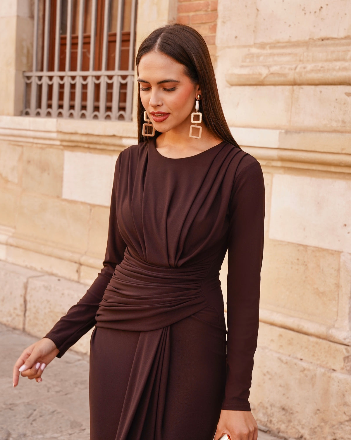Vestido Celina Chocolate