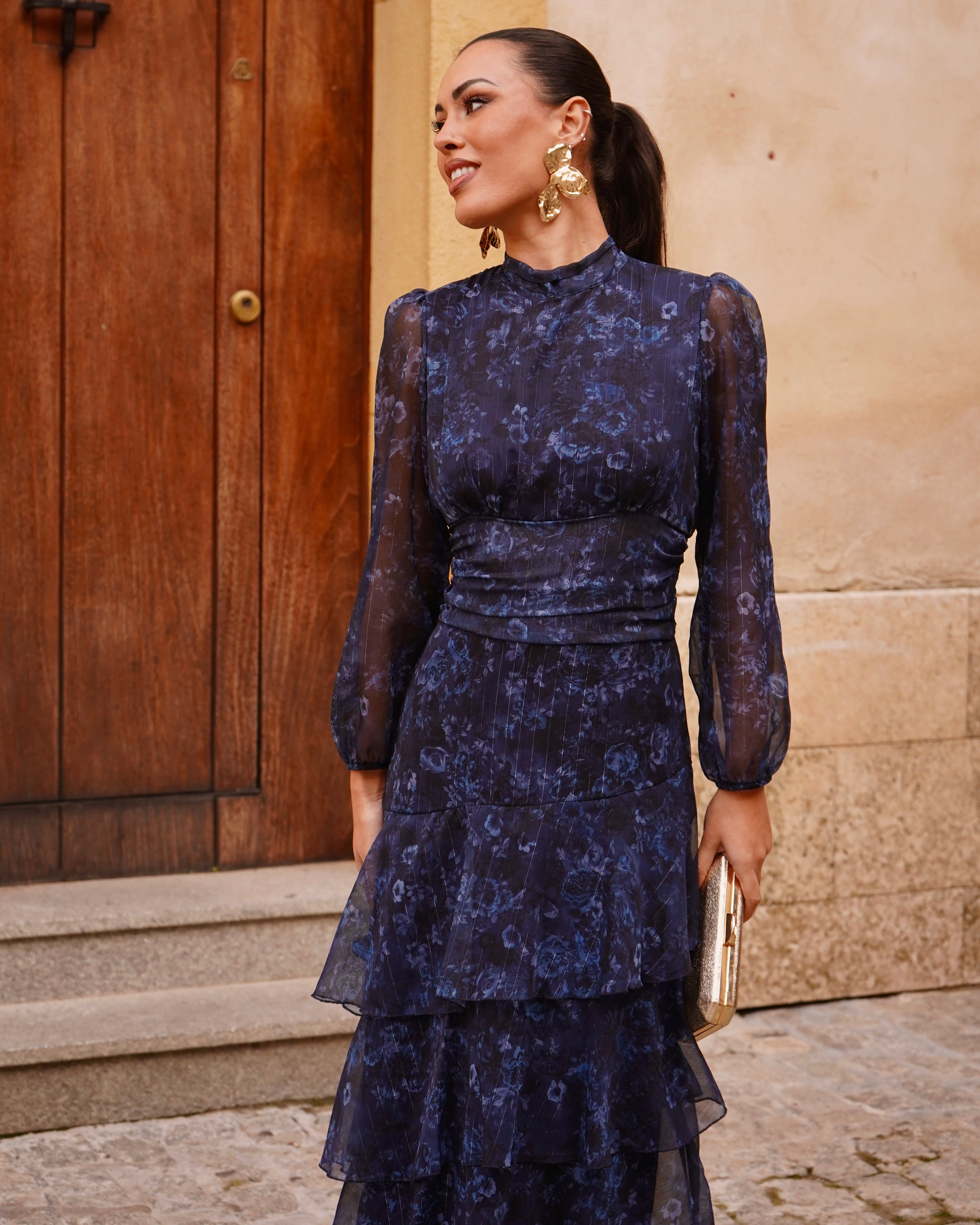 Vestido Rebeca marino