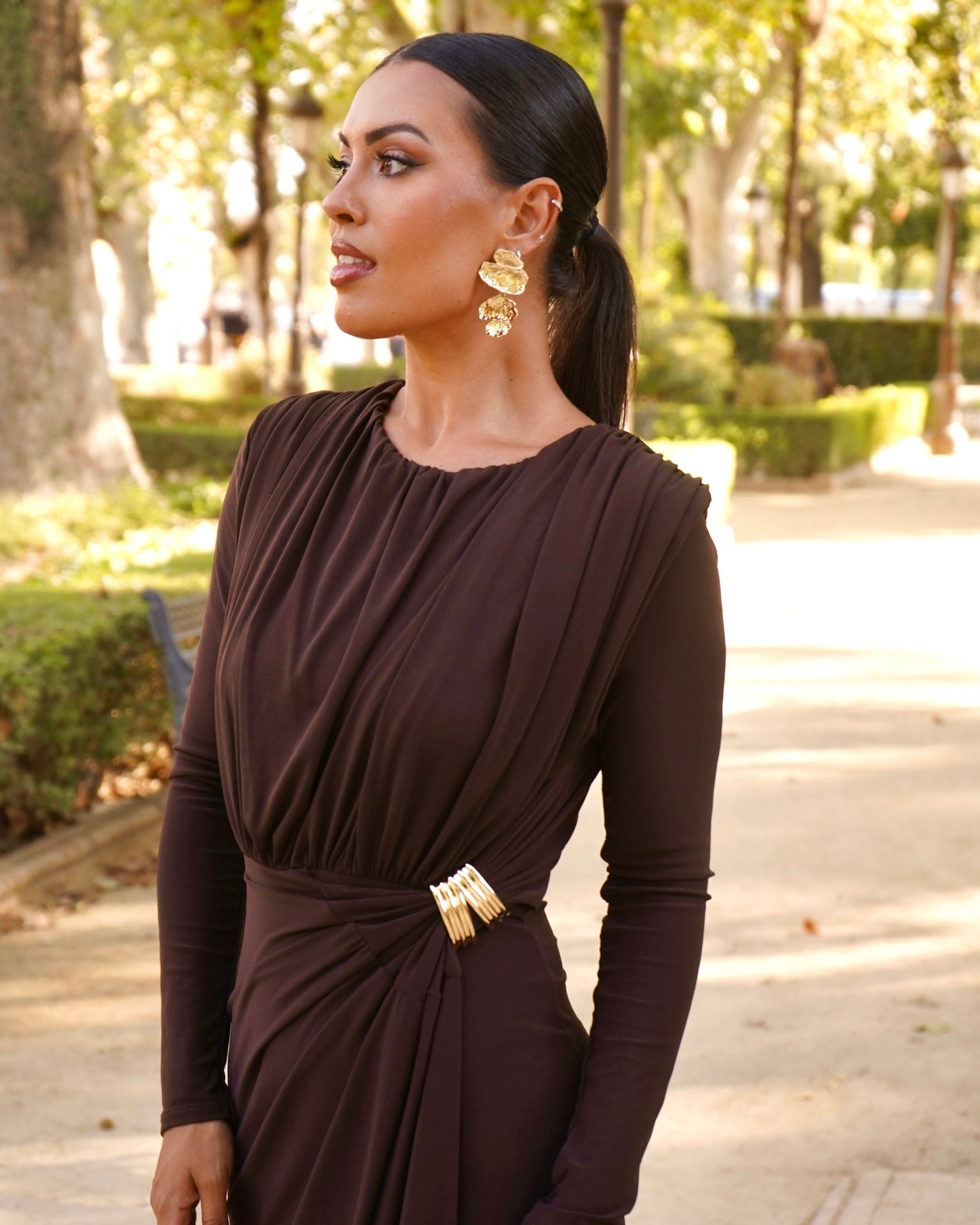 Vestido Carola Chocolate