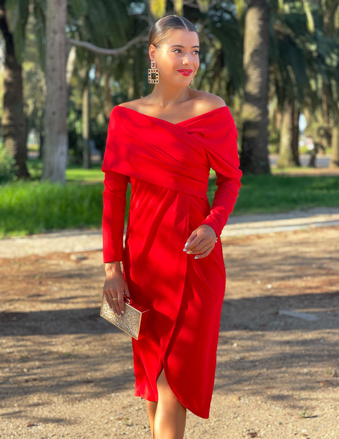 Vestido Azahar Rojo