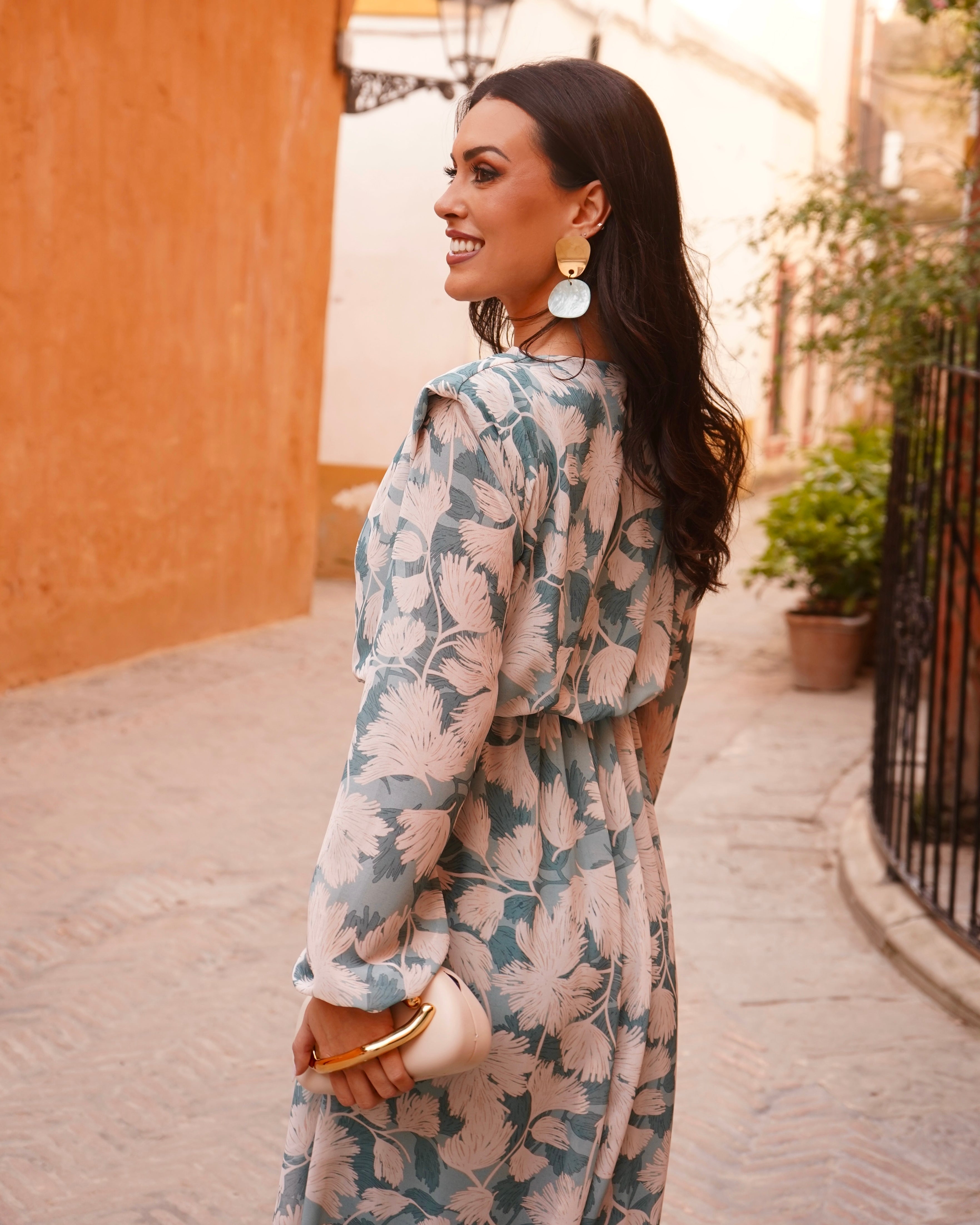 Vestido Paola Verde Agua