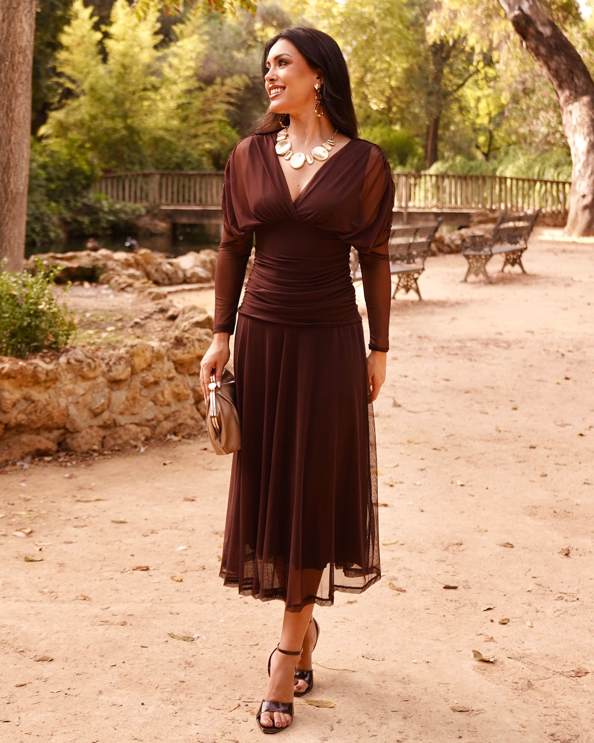 Vestido Berta Chocolate